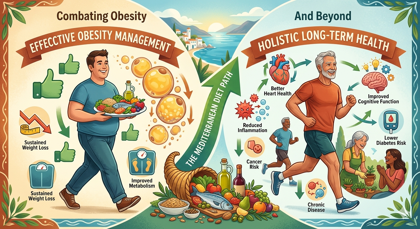 Harnessing Gut Health: How the Mediterranean Diet Combats Obesity and Beyond