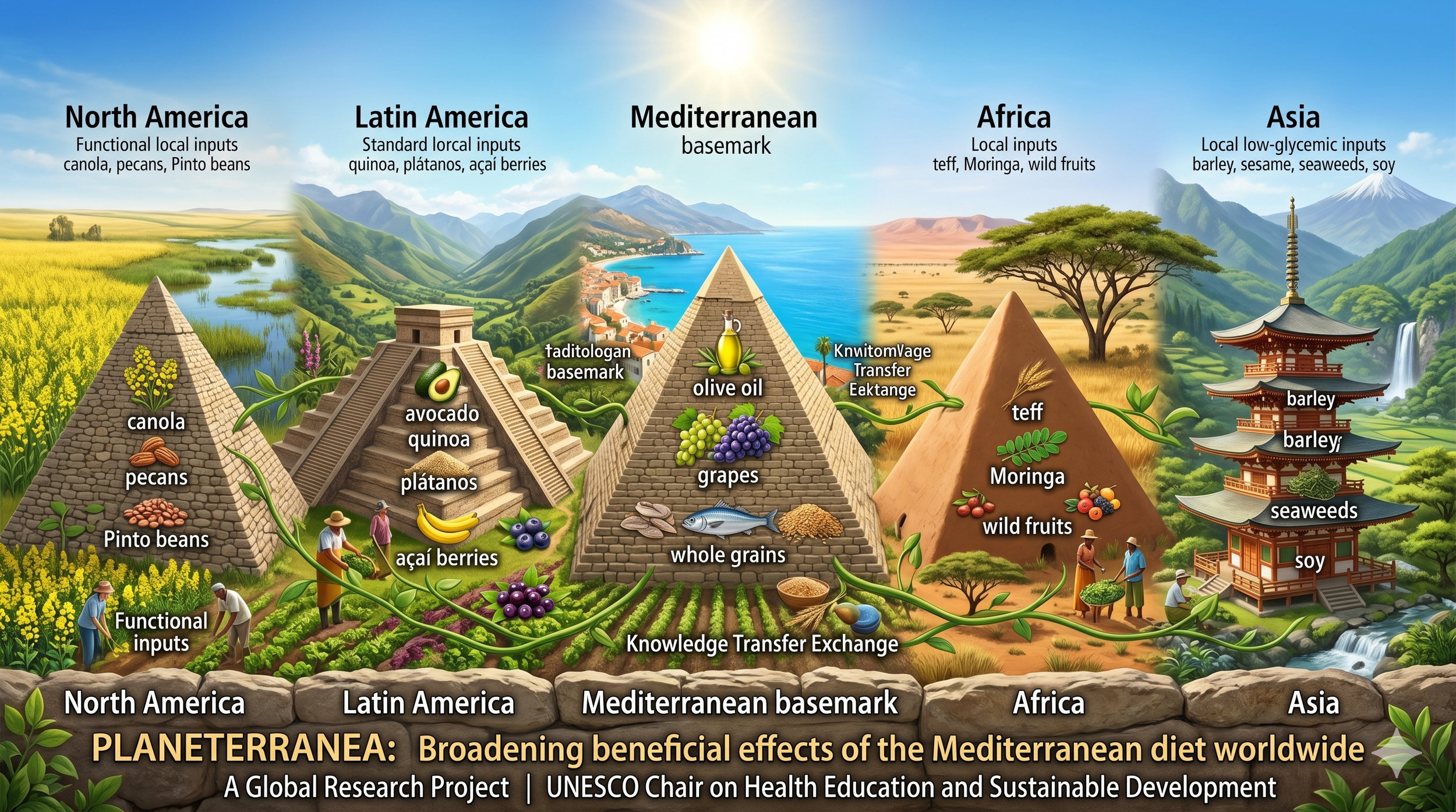 “Planeterranea”: An attempt to broaden the beneficial effects of the Mediterranean diet worldwide