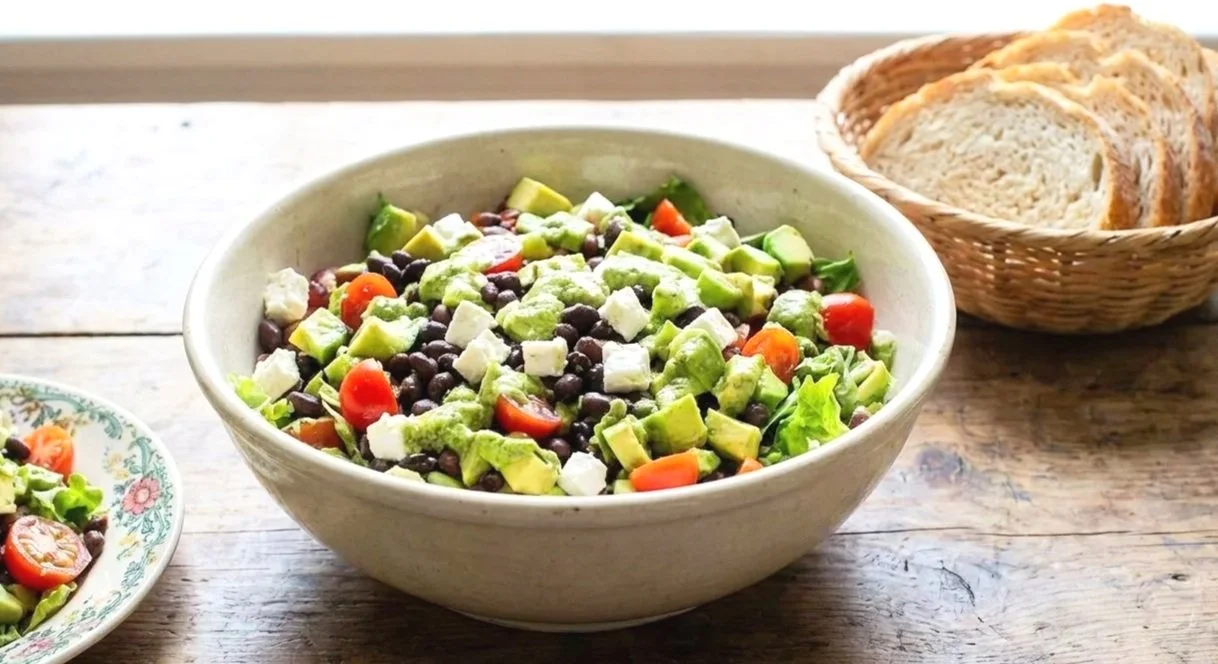 Mexican Queso Fresco and Avocado Entree Salad