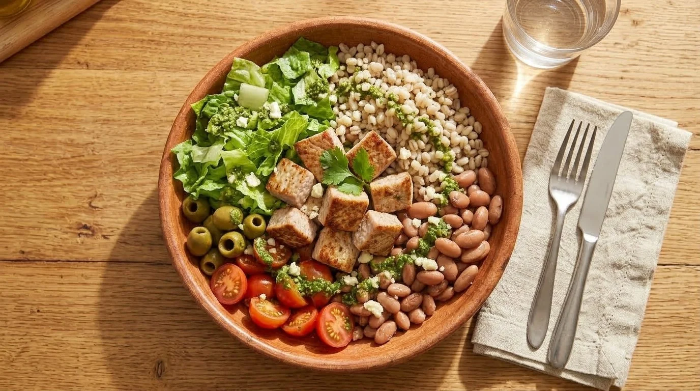 Pork and Barley Bowl