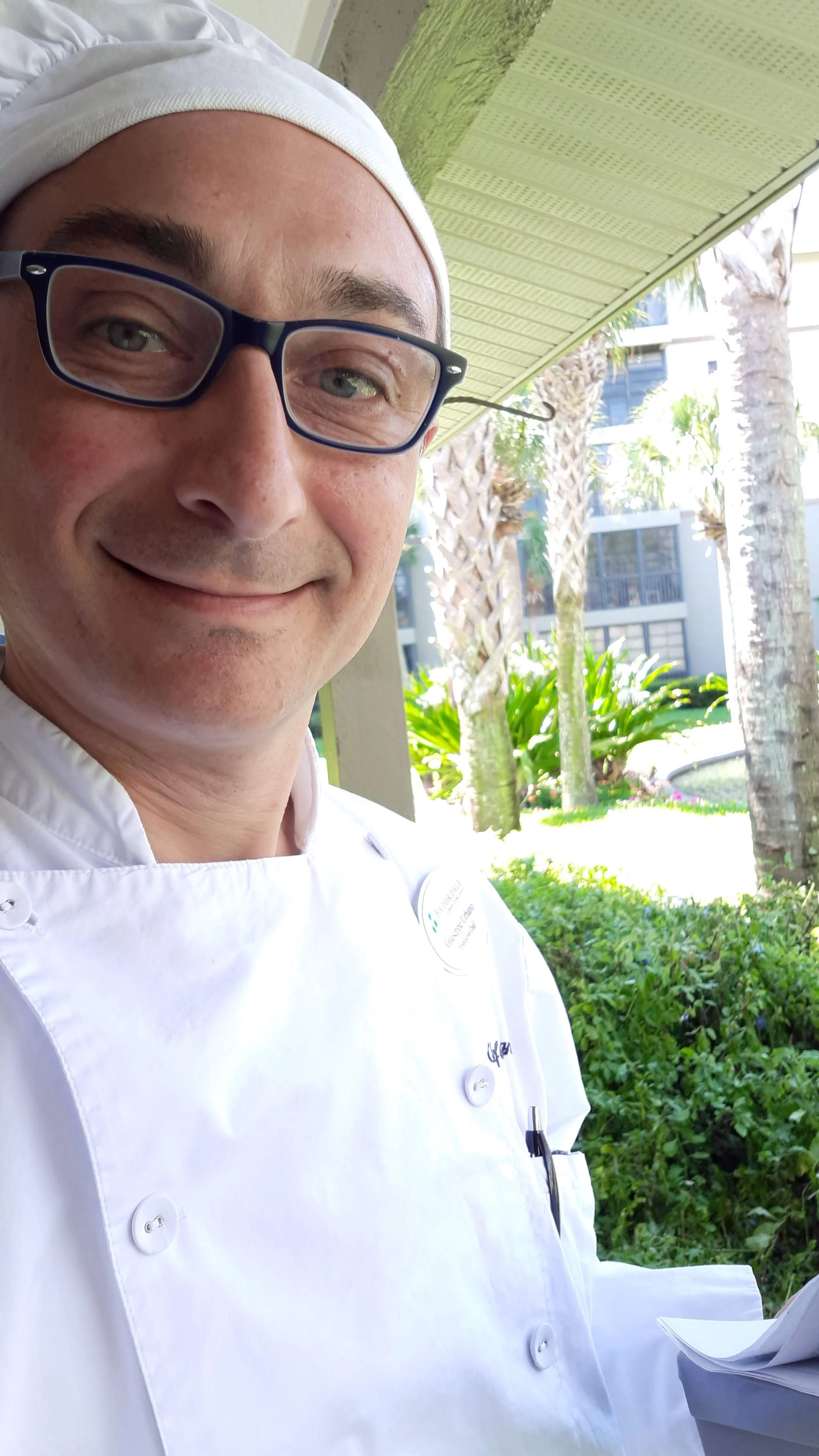 Executive Chef Giuseppe Urbano, founder of Meals For Longevity, sharing Mediterranean Diet education and culinary guidance.