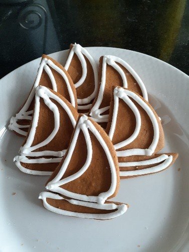 Gingerbread Sailboats