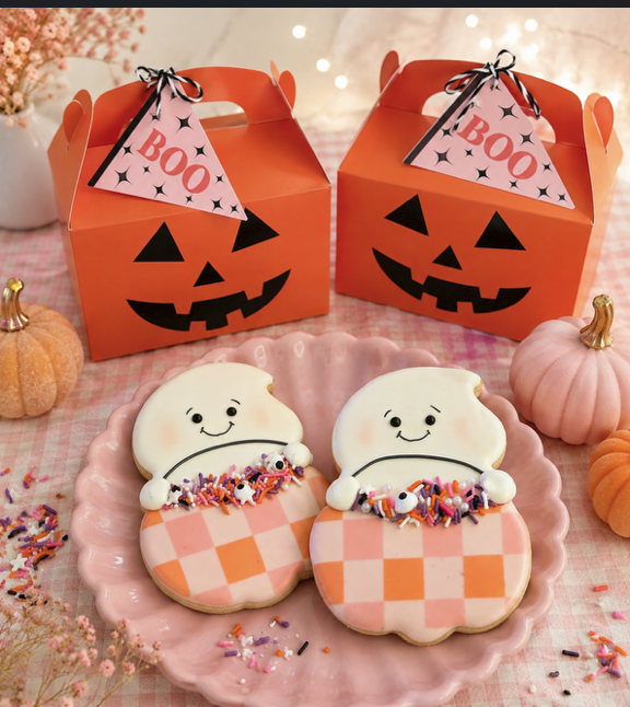 Boo Box of 6 Ghosts in Pumpkins
