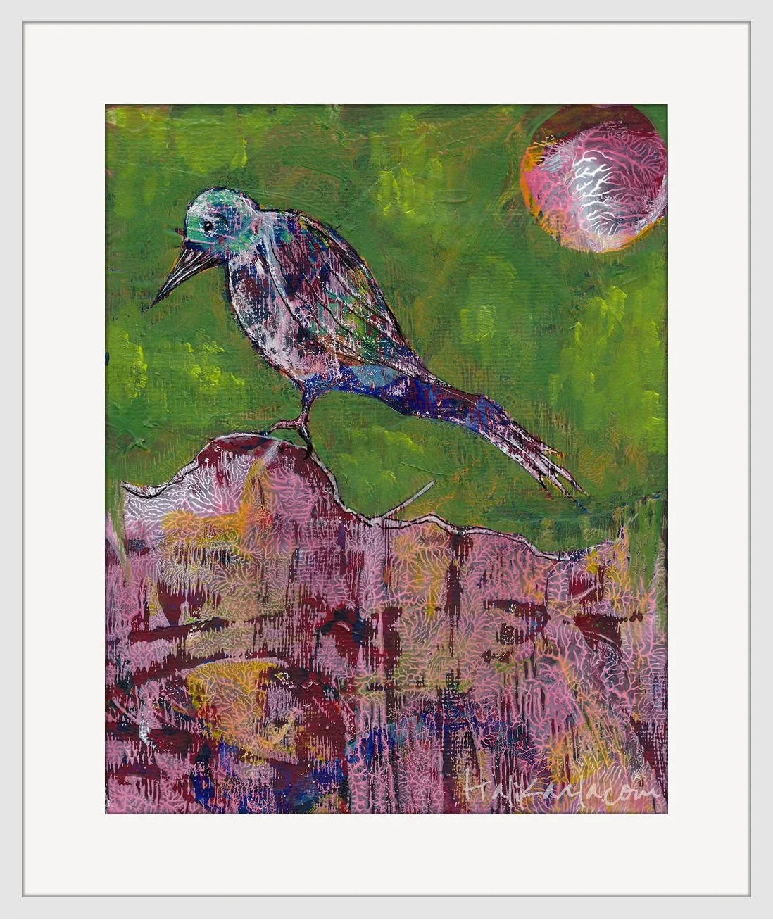 Painted Bird (original painting) — Hali Karla Arts