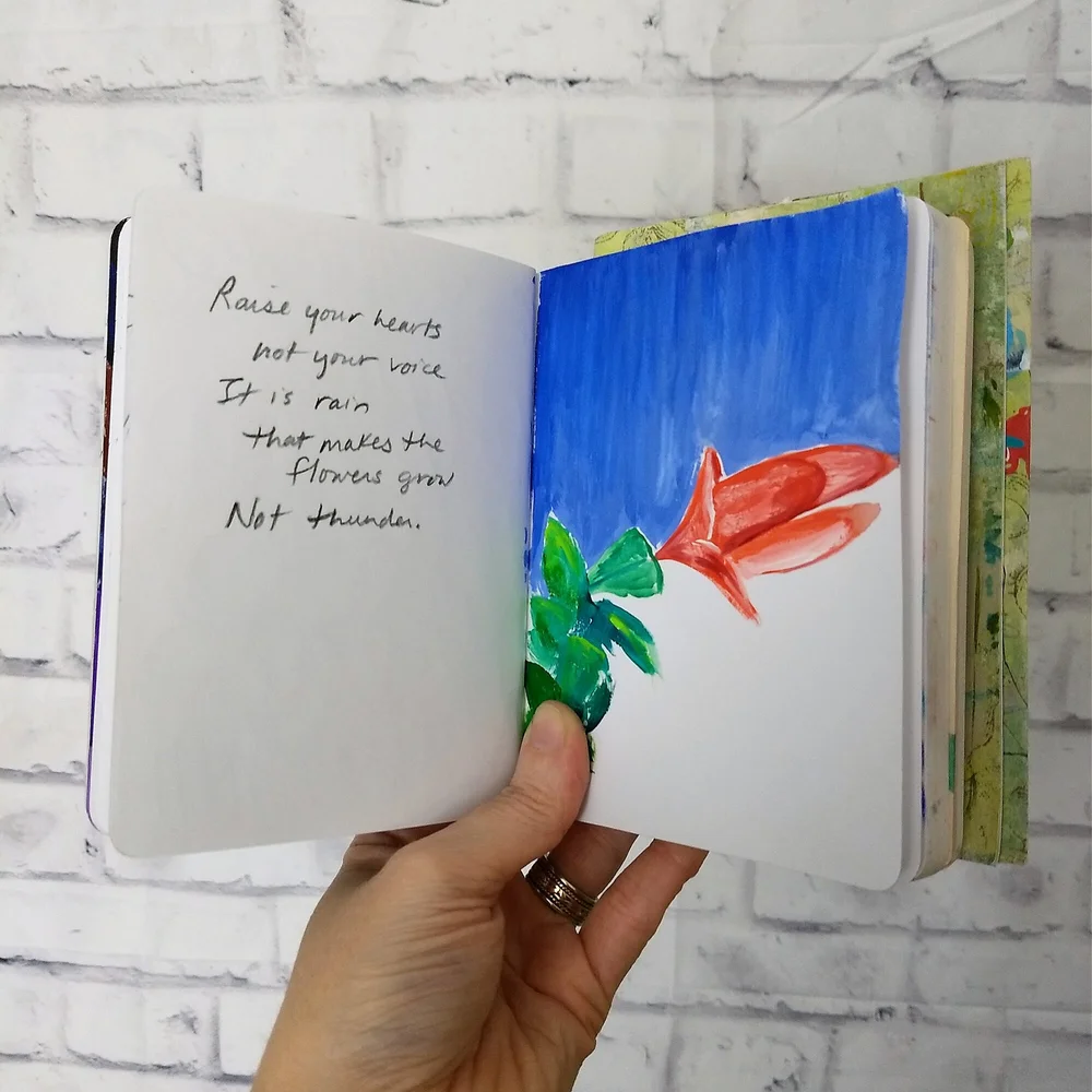 Words Matter Art Journal peek + raw musing — Hali Karla Arts