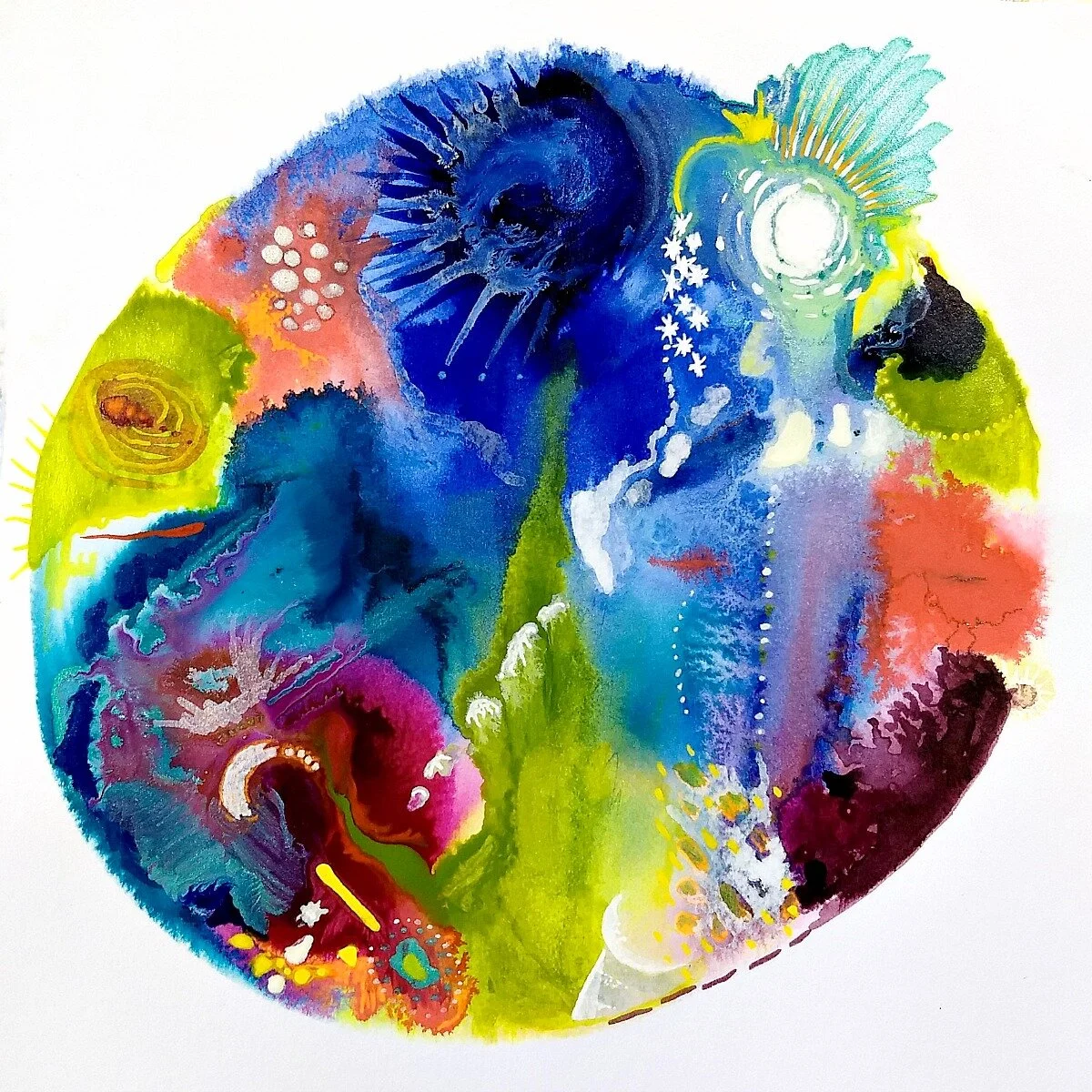 Easy Framing for Paintings on Paper (video) + Intuitive Mandalas ...