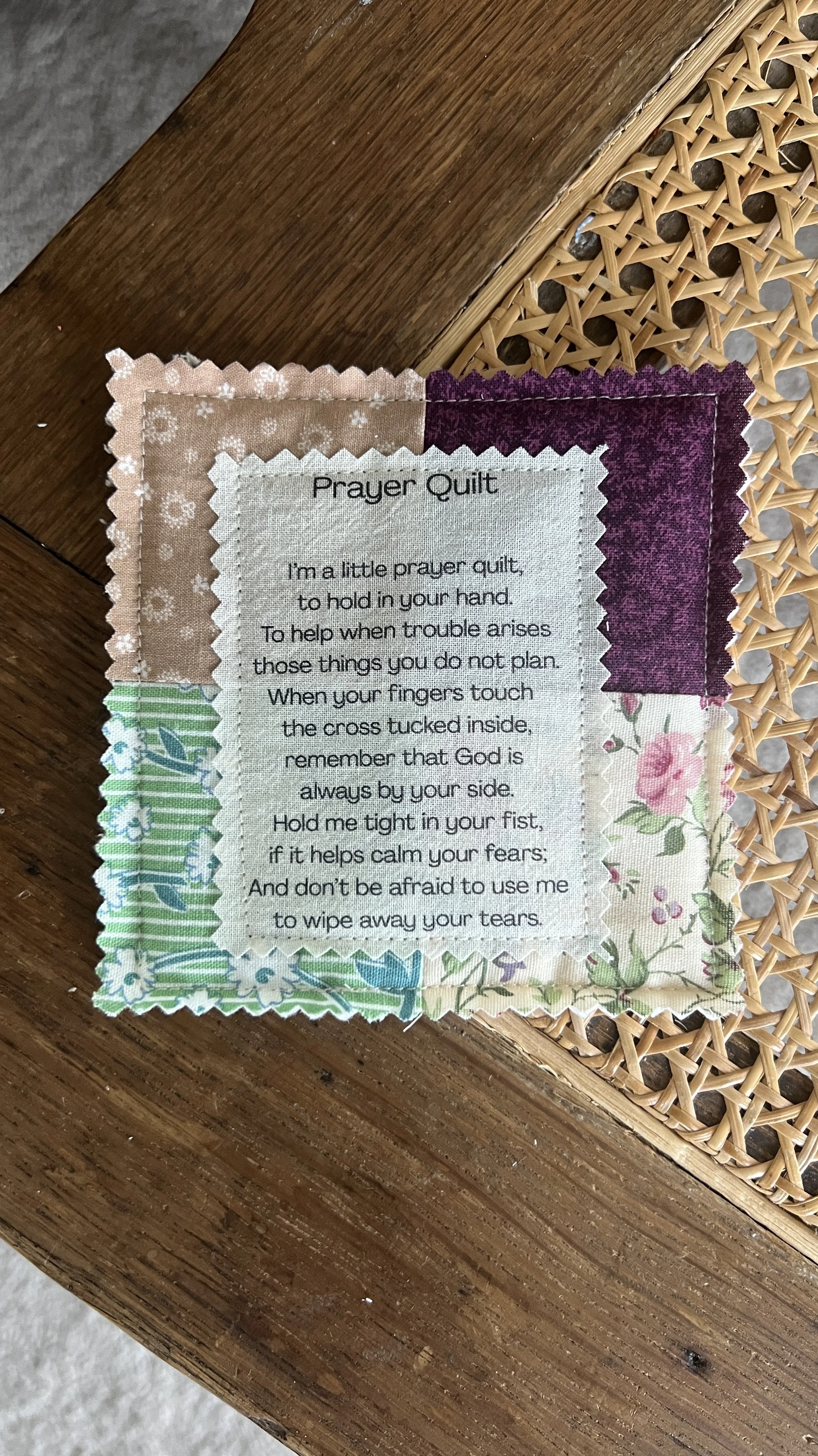 Floral Prayer Quilt