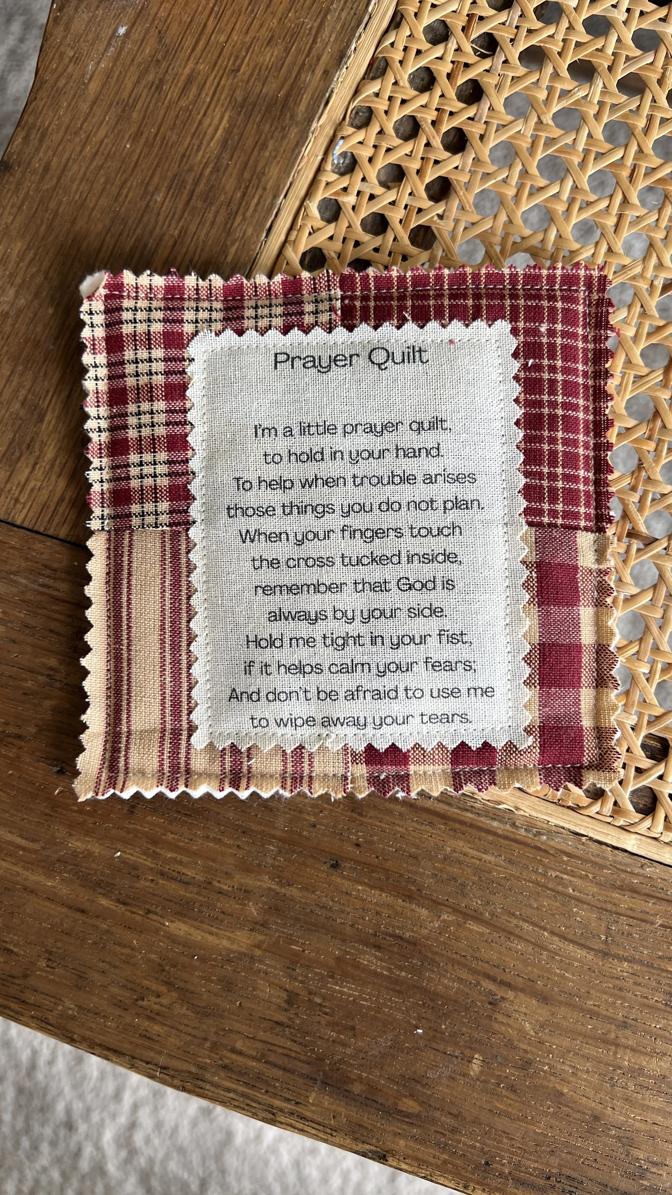 Homespun Prayer Quilt