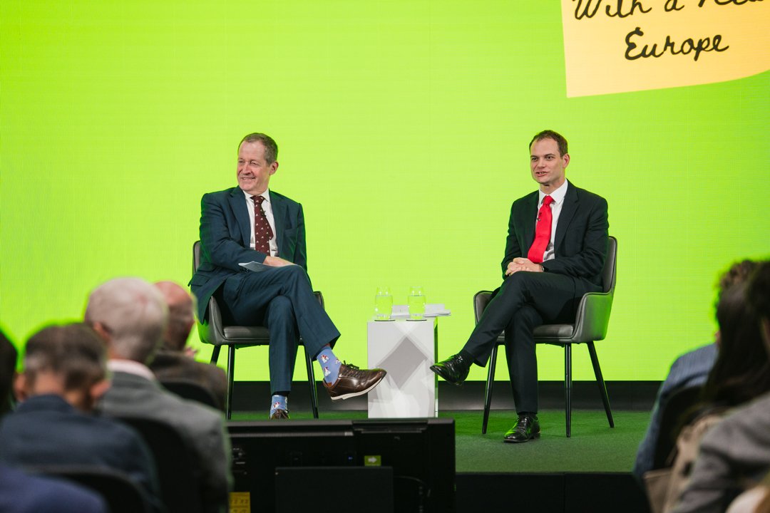 Alastair Campbell Q&A Labour Party Conference 2026. Photo by Adam Vallance.