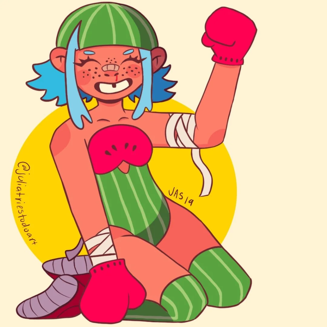 This is a "Draw This in Your Style" that I participated in. The original artists piece is linked. 