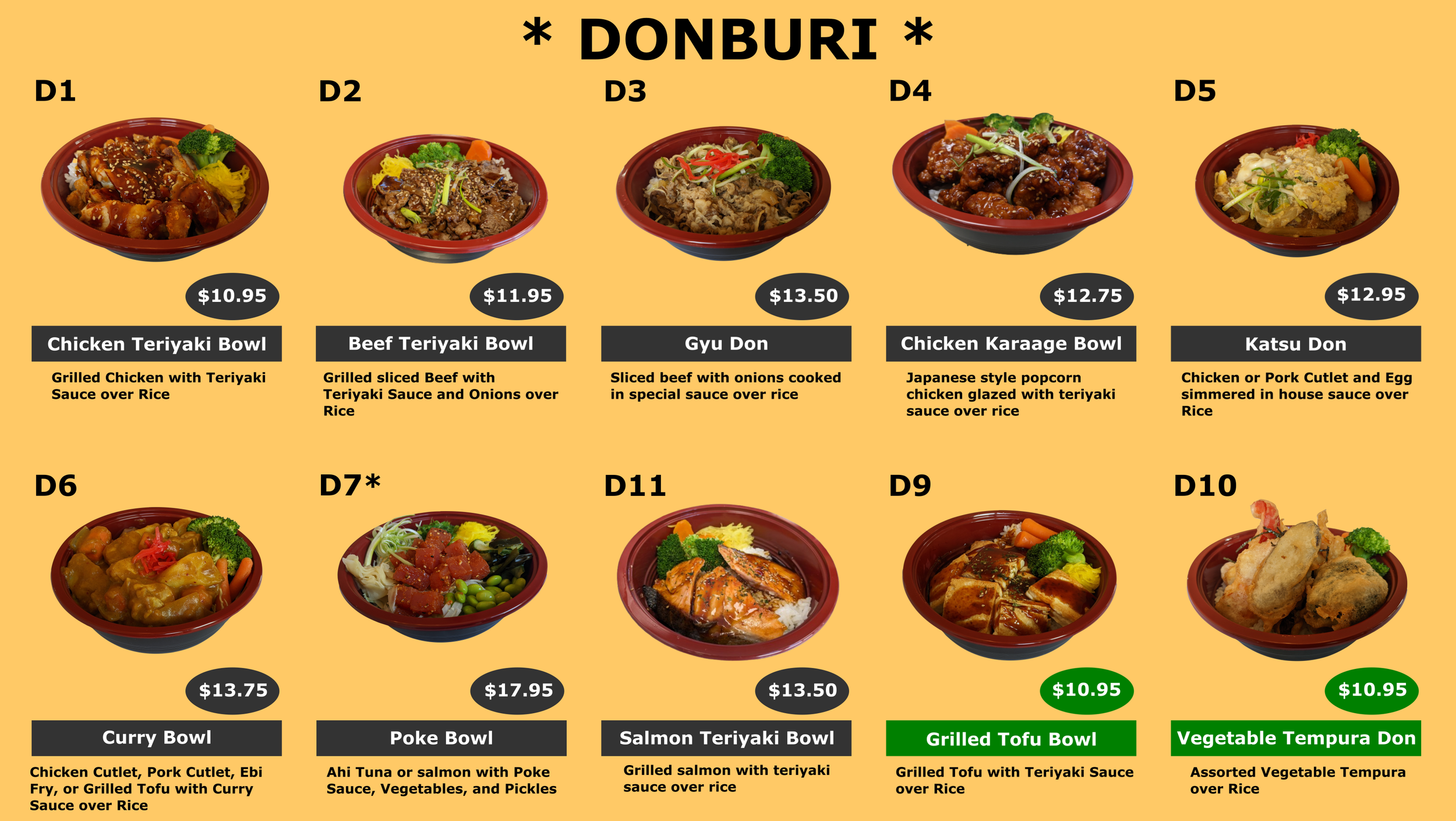 Menu — Tokyo Stop Sushi and Grill