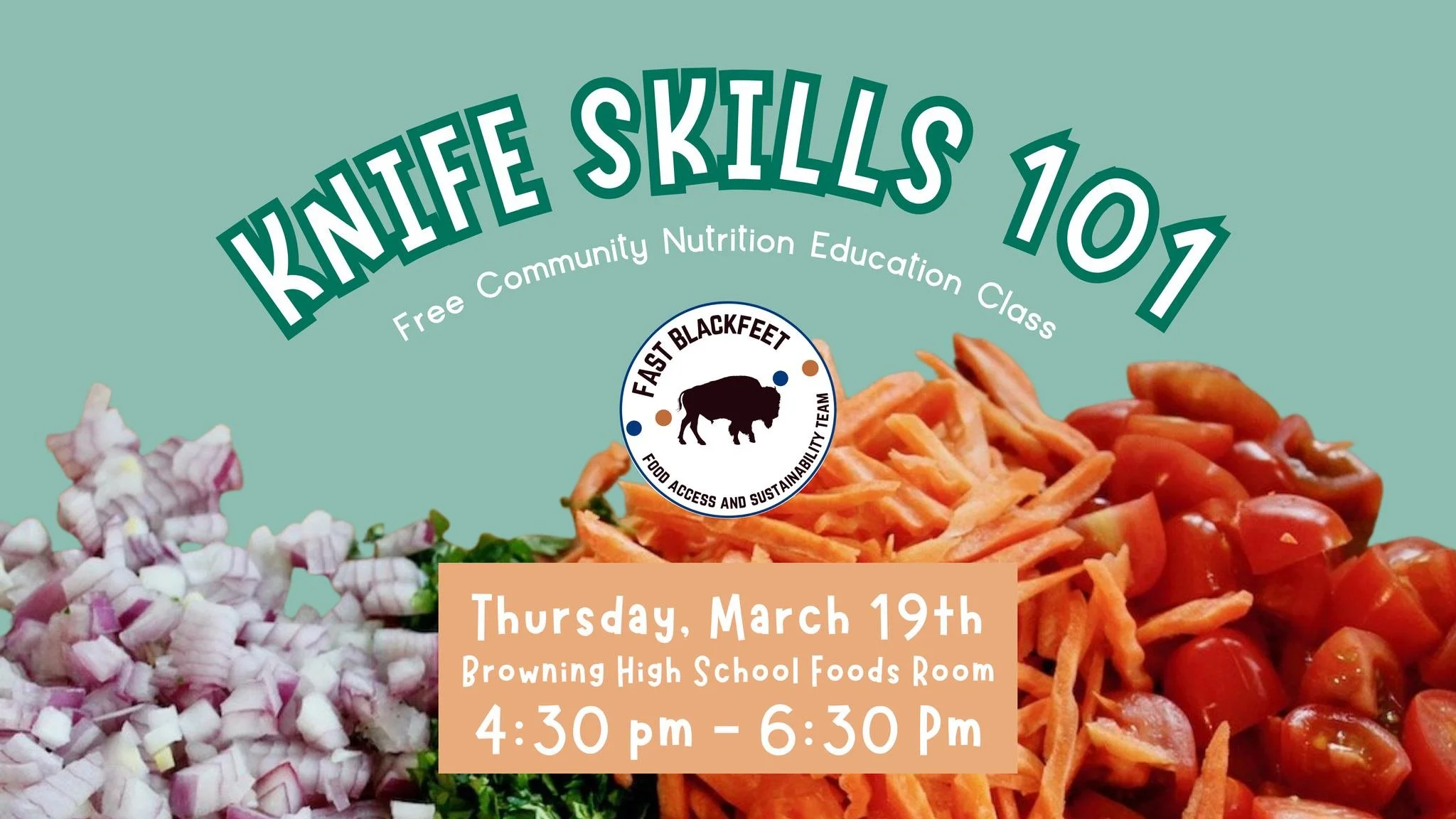 Knife Skills- Community Nutrition Cooking Class