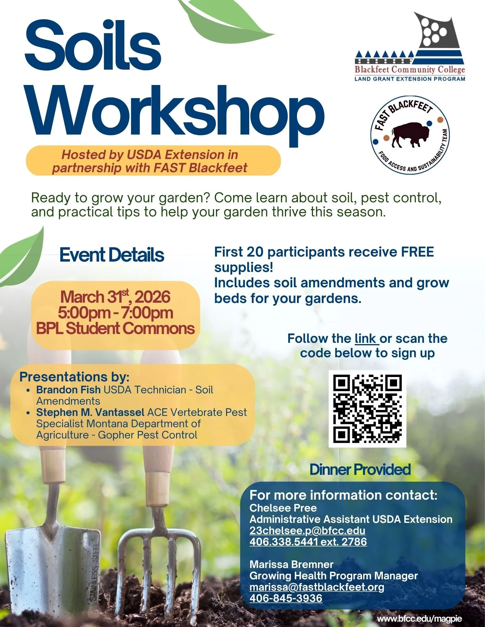 Soil and Seeds: Gardening Workshop