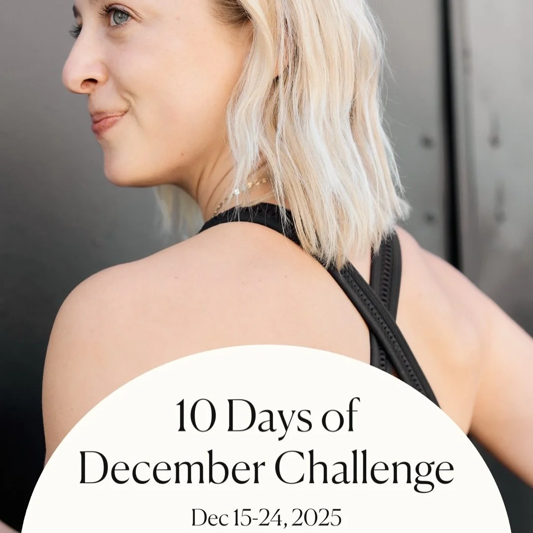 Join me for a 10-day movement challenge designed to keep us moving and feeling energized in our bodies during the coziest and sometimes busiest time of year✨ 

Why? Because the moments when you feel like you don&rsquo;t have the time for you are the 