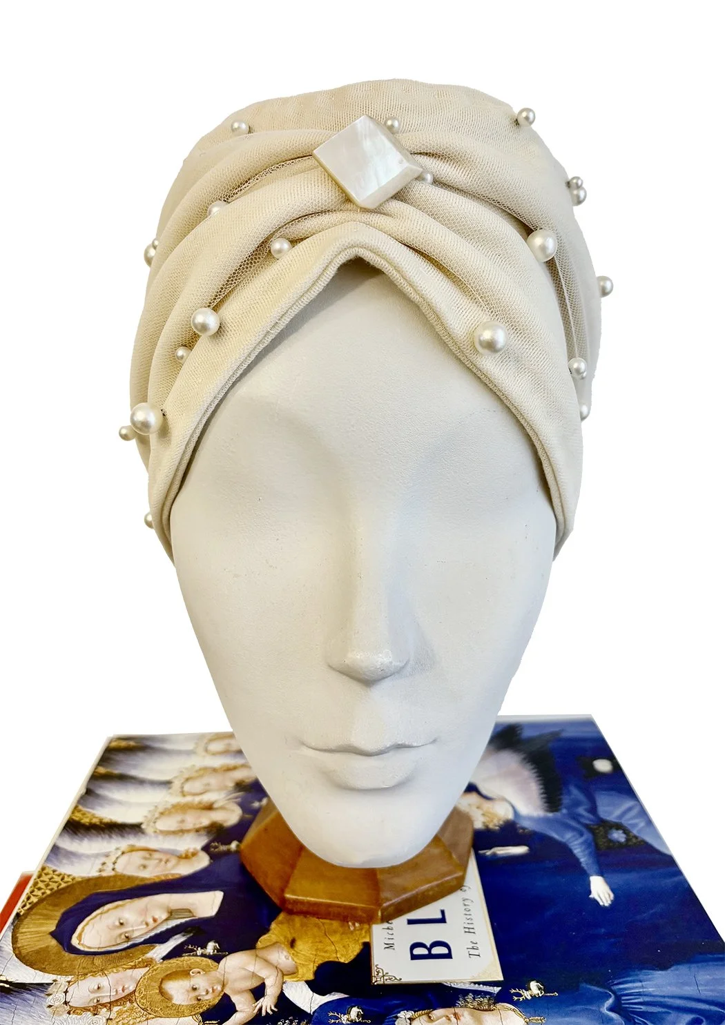 Classic Cloche with faux pearls