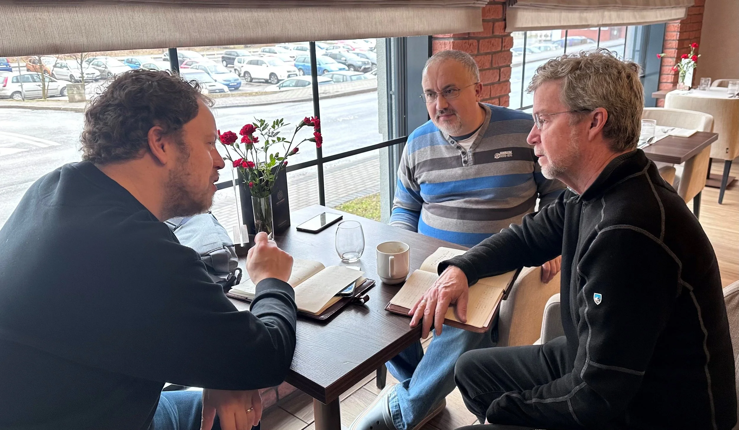 Ben, Pavlo, and Tim talk over work in Ukraine and Central Asia
