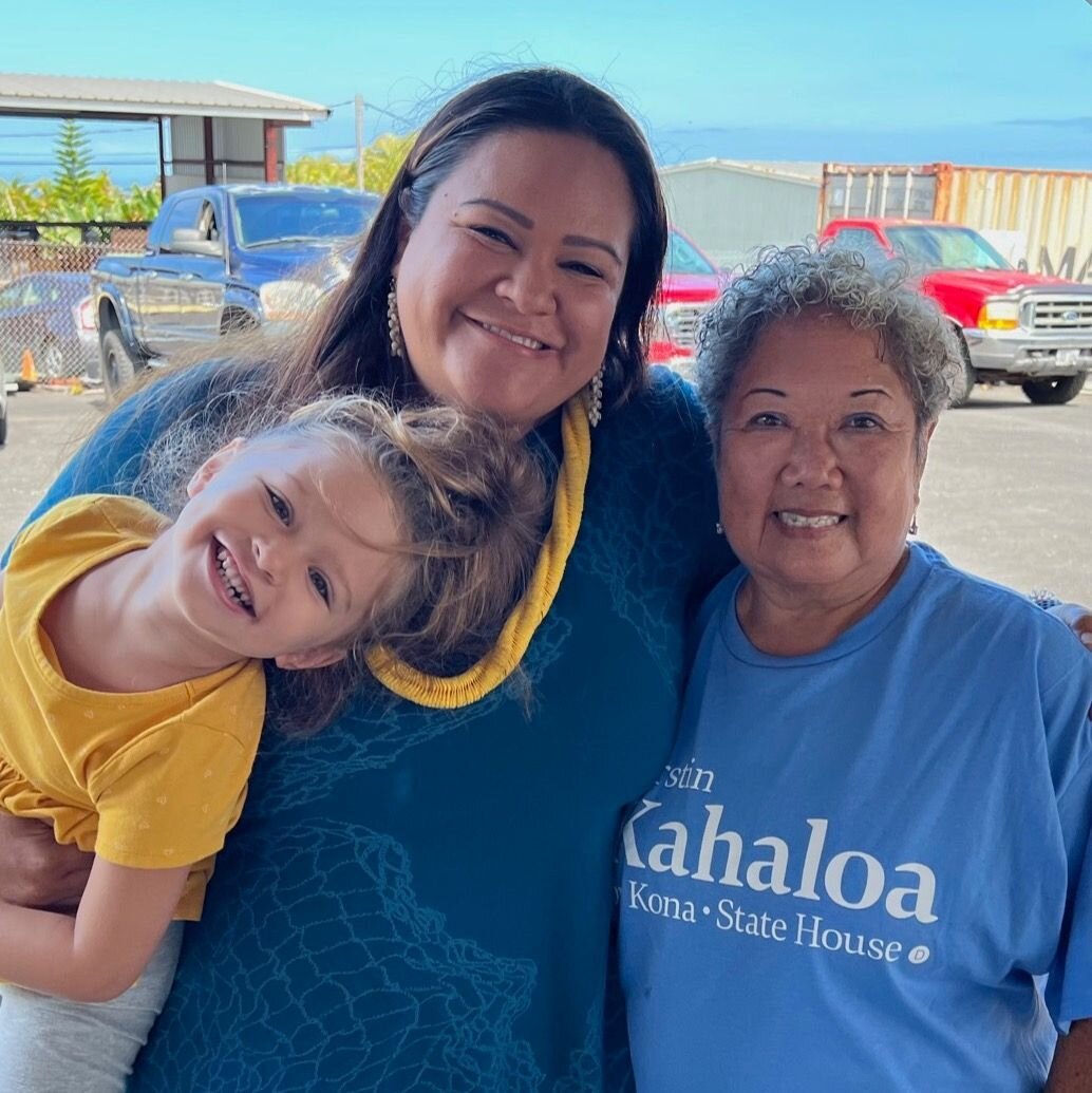 Mahalo to Aunty Jo Ann Iwane for her steadfast support! She was one of our most dedicated volunteers during the campaign, and with her long career as an teacher in Kona, is a trusted advisor on education and youth. #MahaloMonday #KahaloaForKona