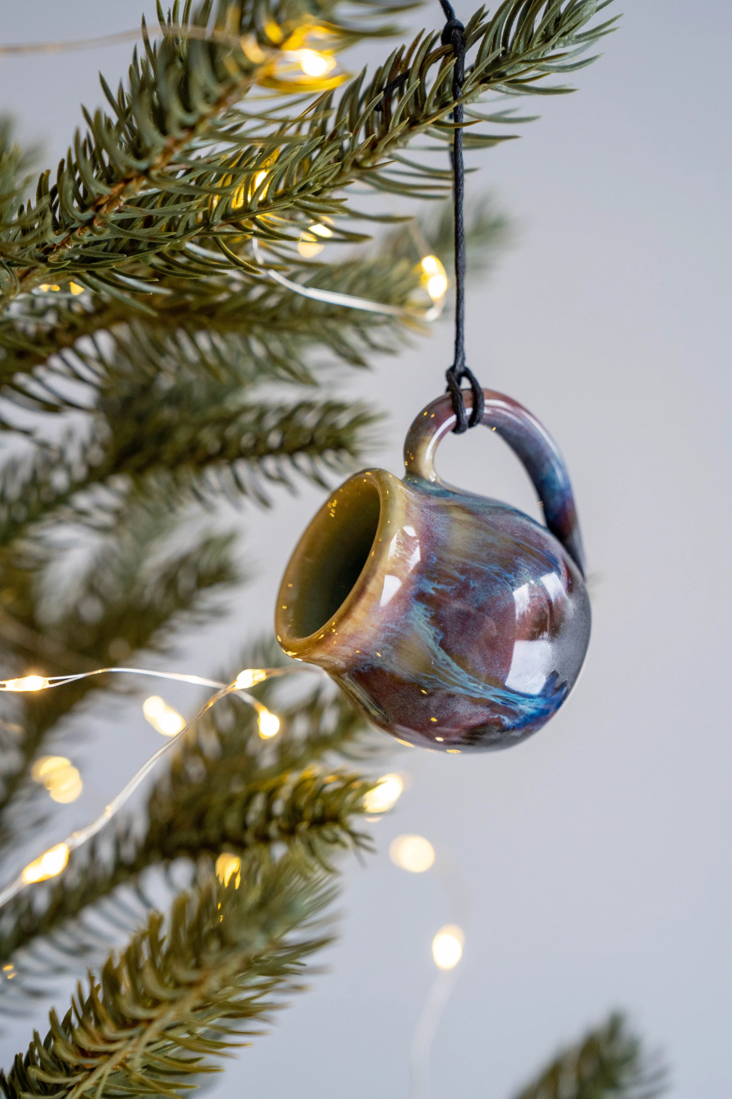 Mini Mug Ornament in Frozen Falls