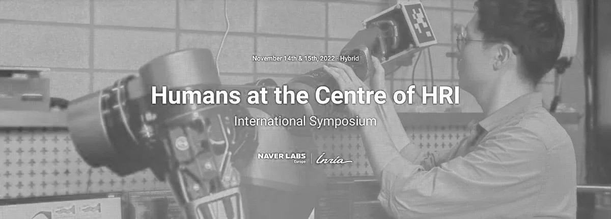 joining the symposium  ‘humans at the center of HRI’
