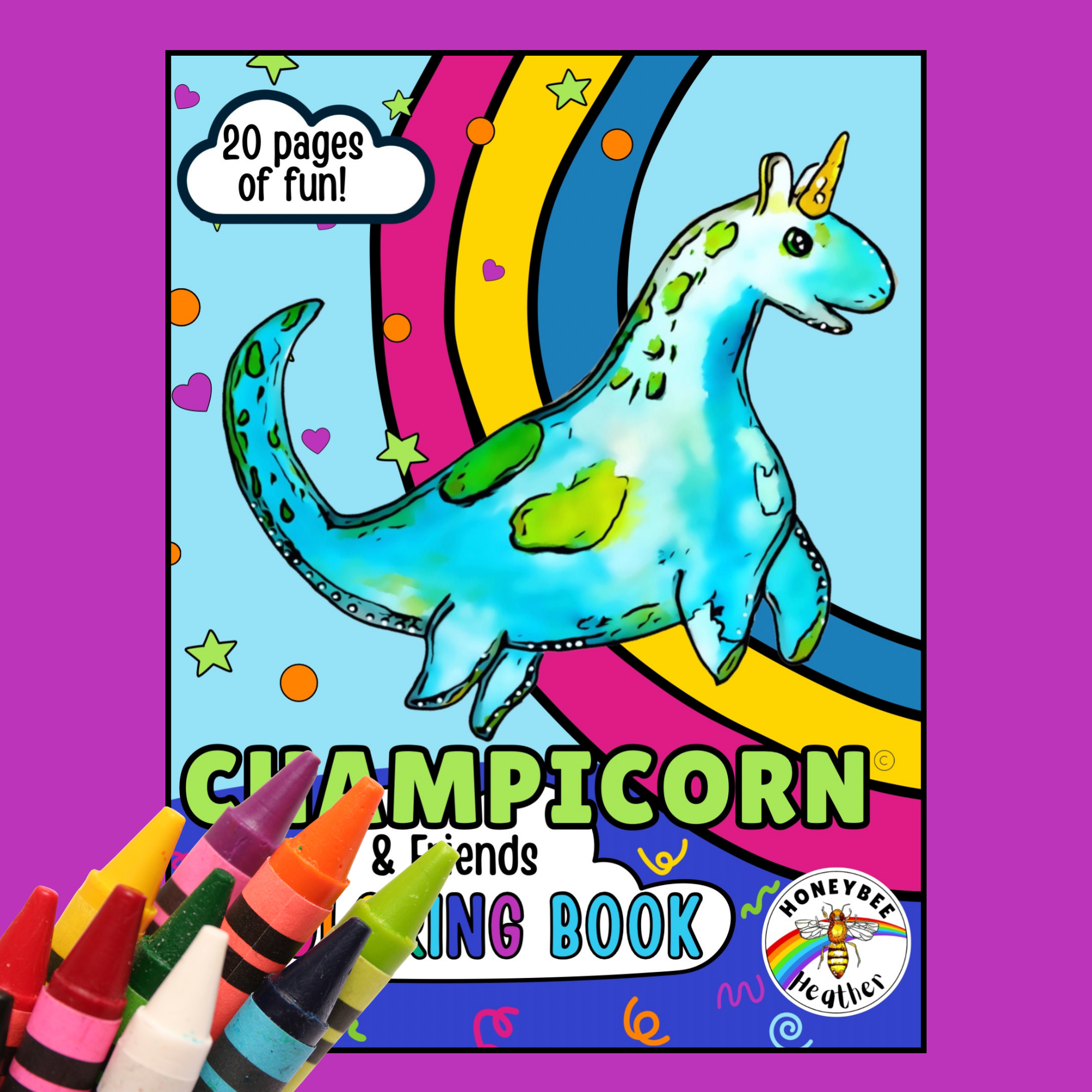 Champicorn & Friends Coloring Book