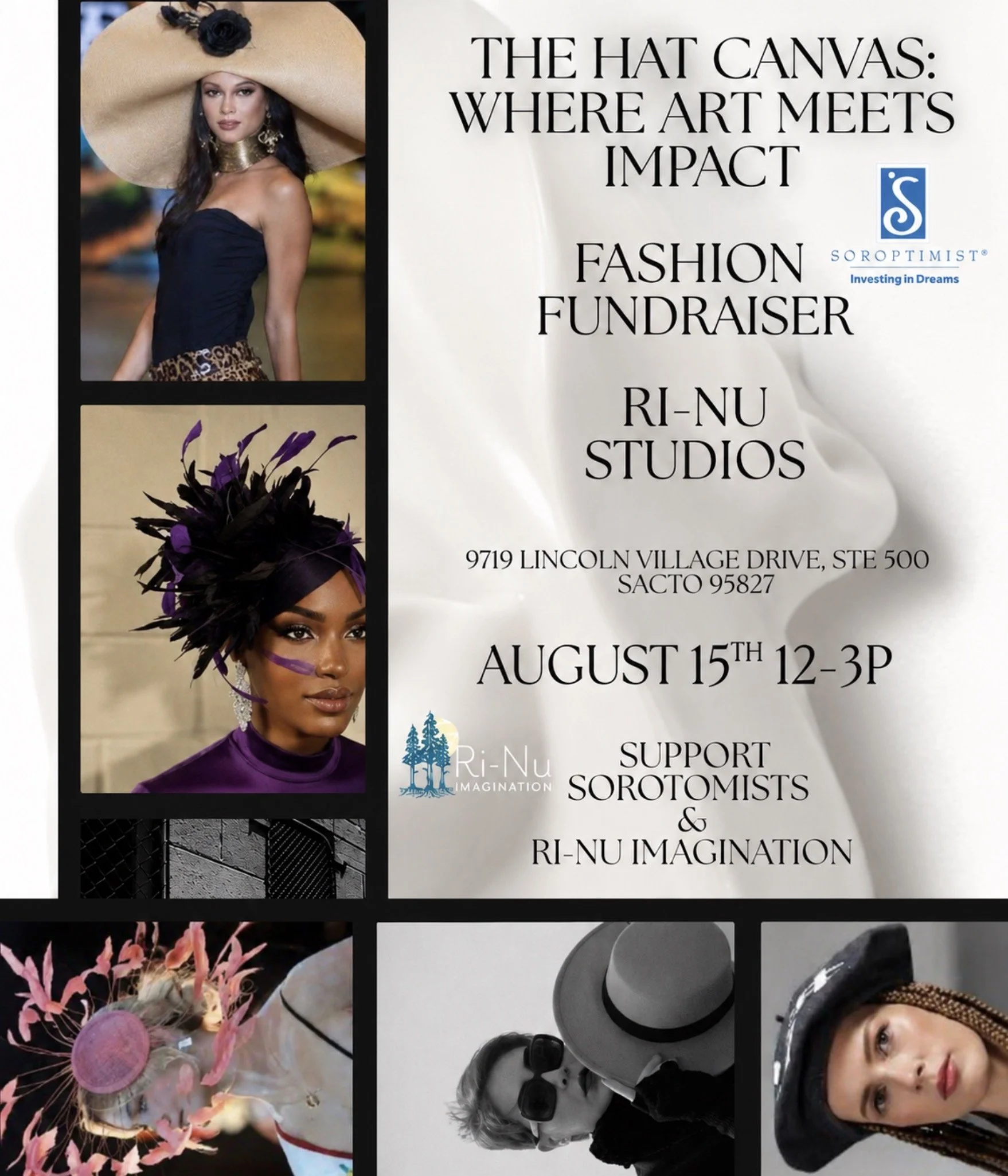 The Hat Canvas: Where Art Meets Impact - Fashion Fundraiser