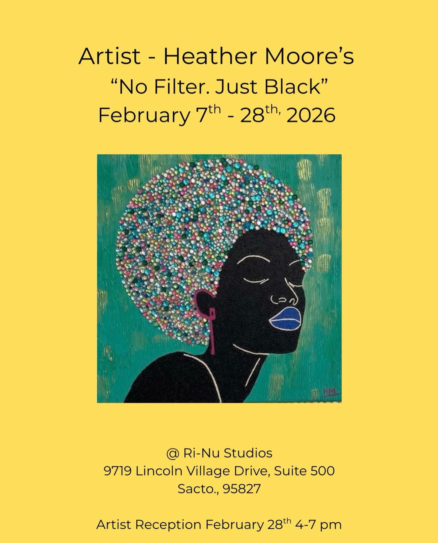 Show opens tomorrow, Heather Moore Feature Artist.  Also Enjoy Works from:  Ali, Rebecca Johns-Bybee, Liana Clark, Leon Phillips, Seleste Toney Reed and Waalee Sultan.  Artist Reception February 28th 4-7 pm.  Come meet the artists !!