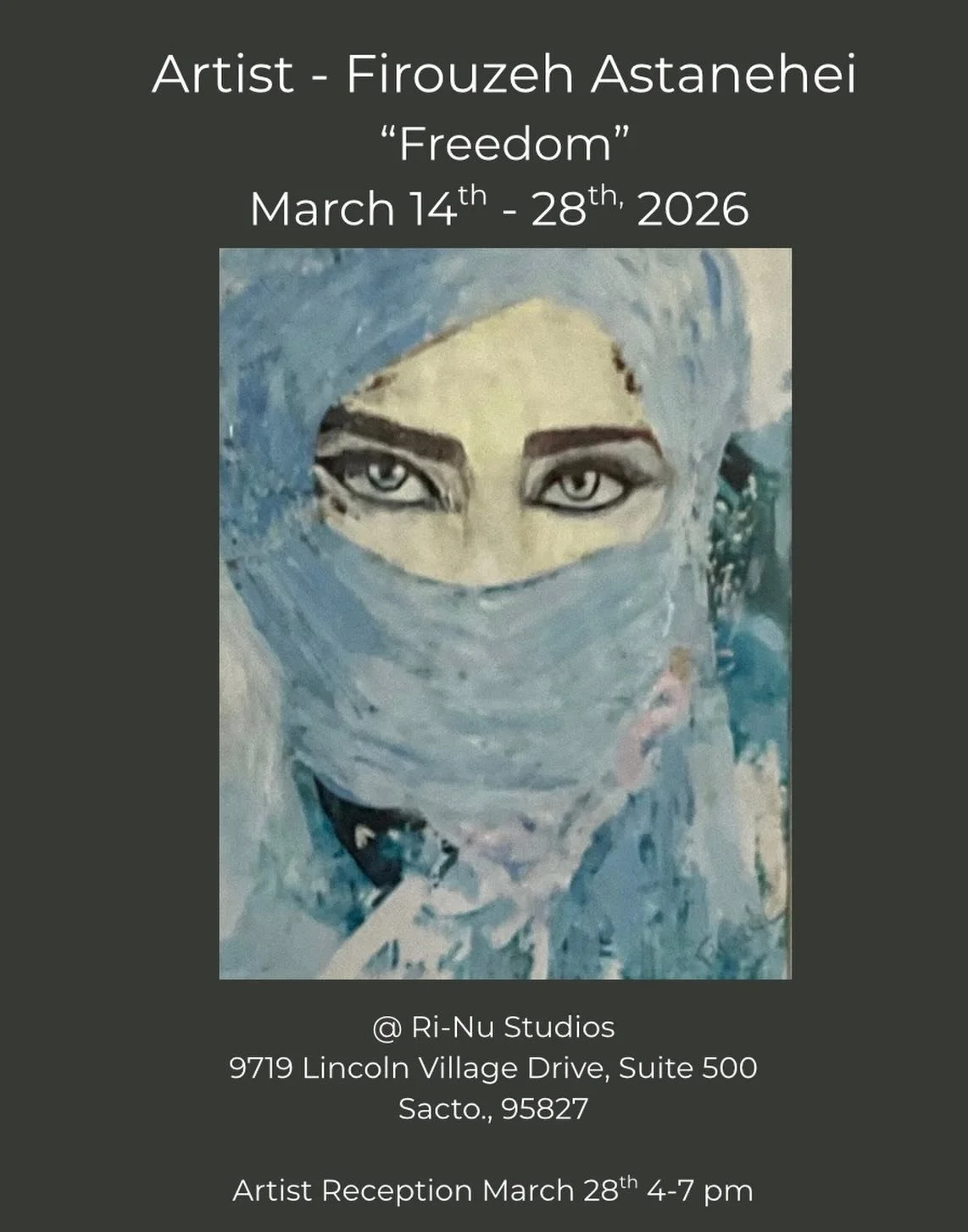 Artist Reception Tonight 4-7pm!