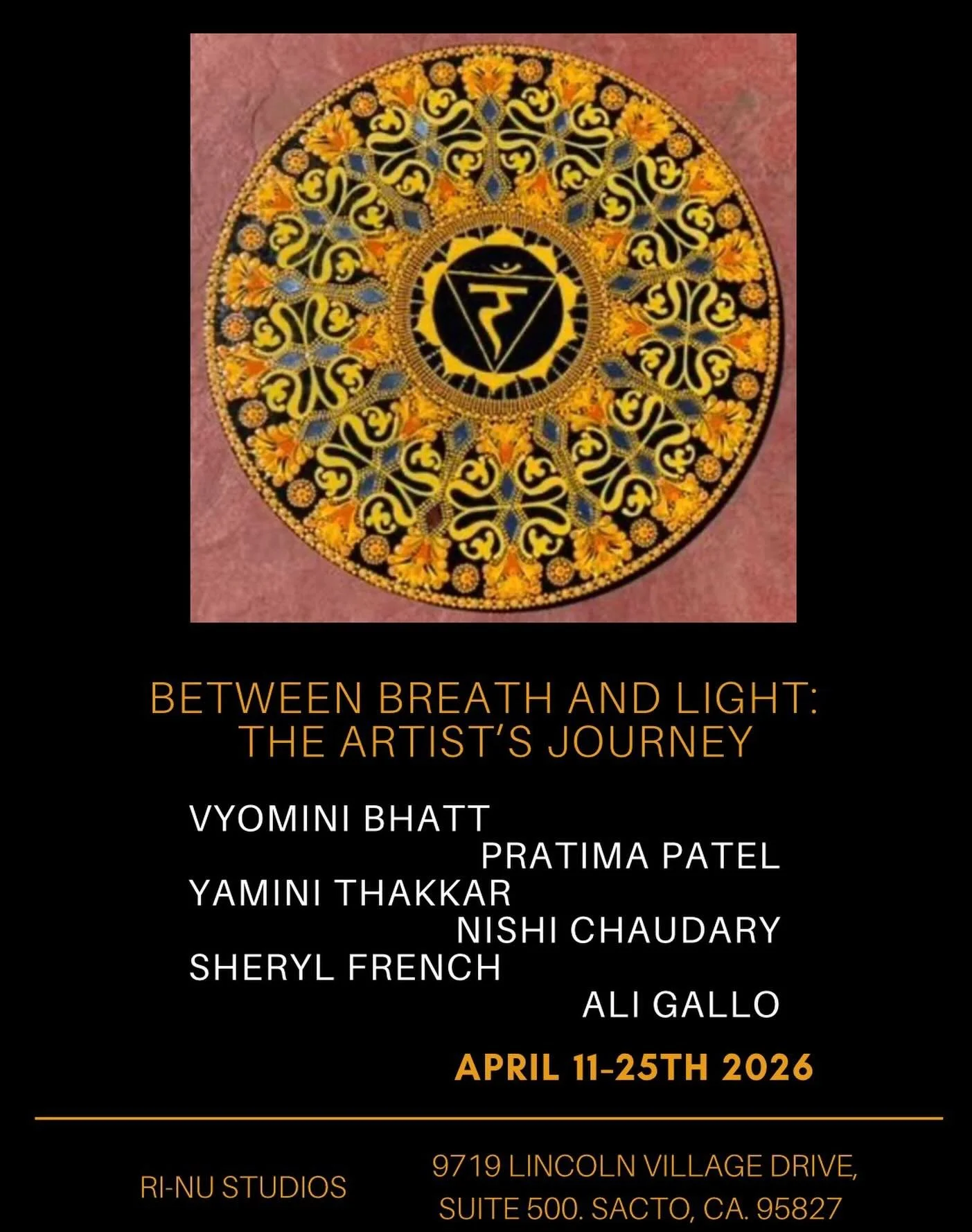 Artists Reception tonight 4-7p!