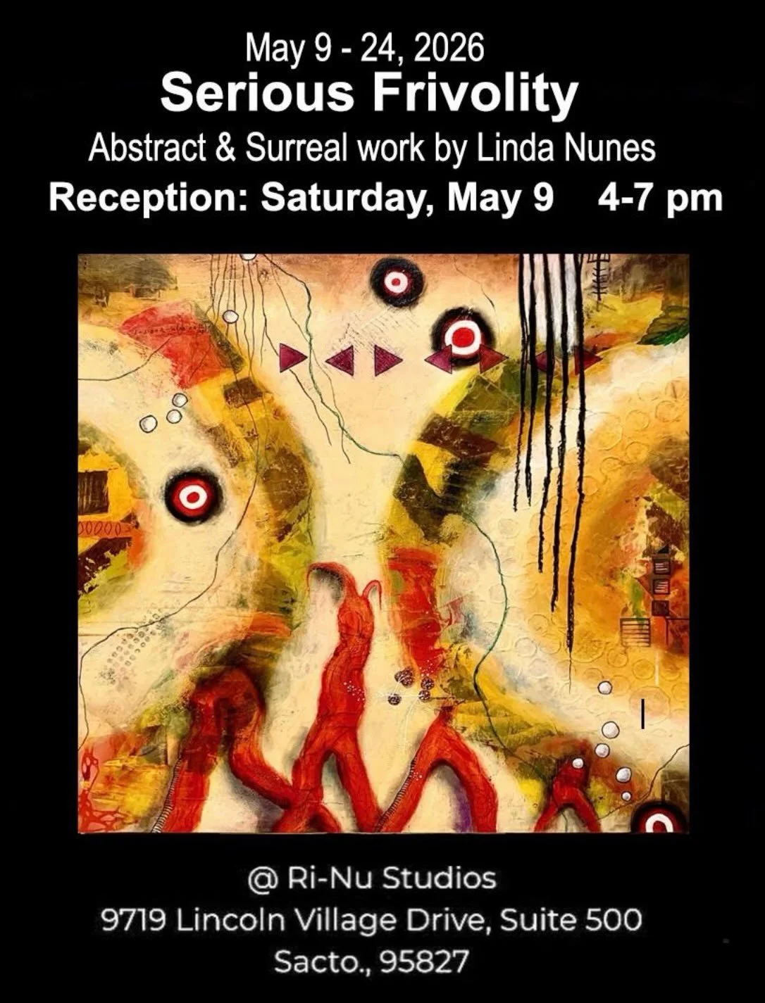 Artist Reception Tonight 4-7p!  Open to public.