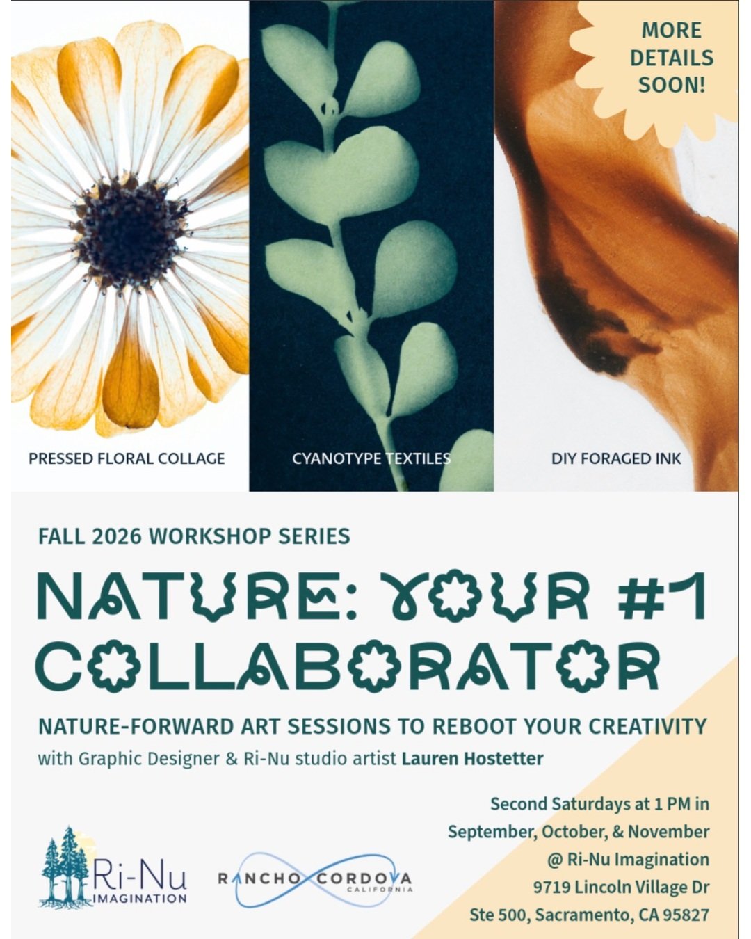Nature Art Workshop [September 12, October 10, November 14]