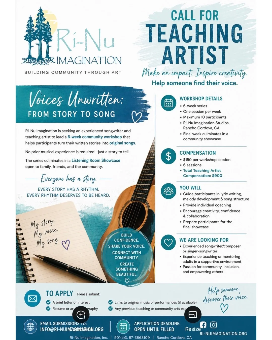 Call For Music Artist [Contact for more info.]