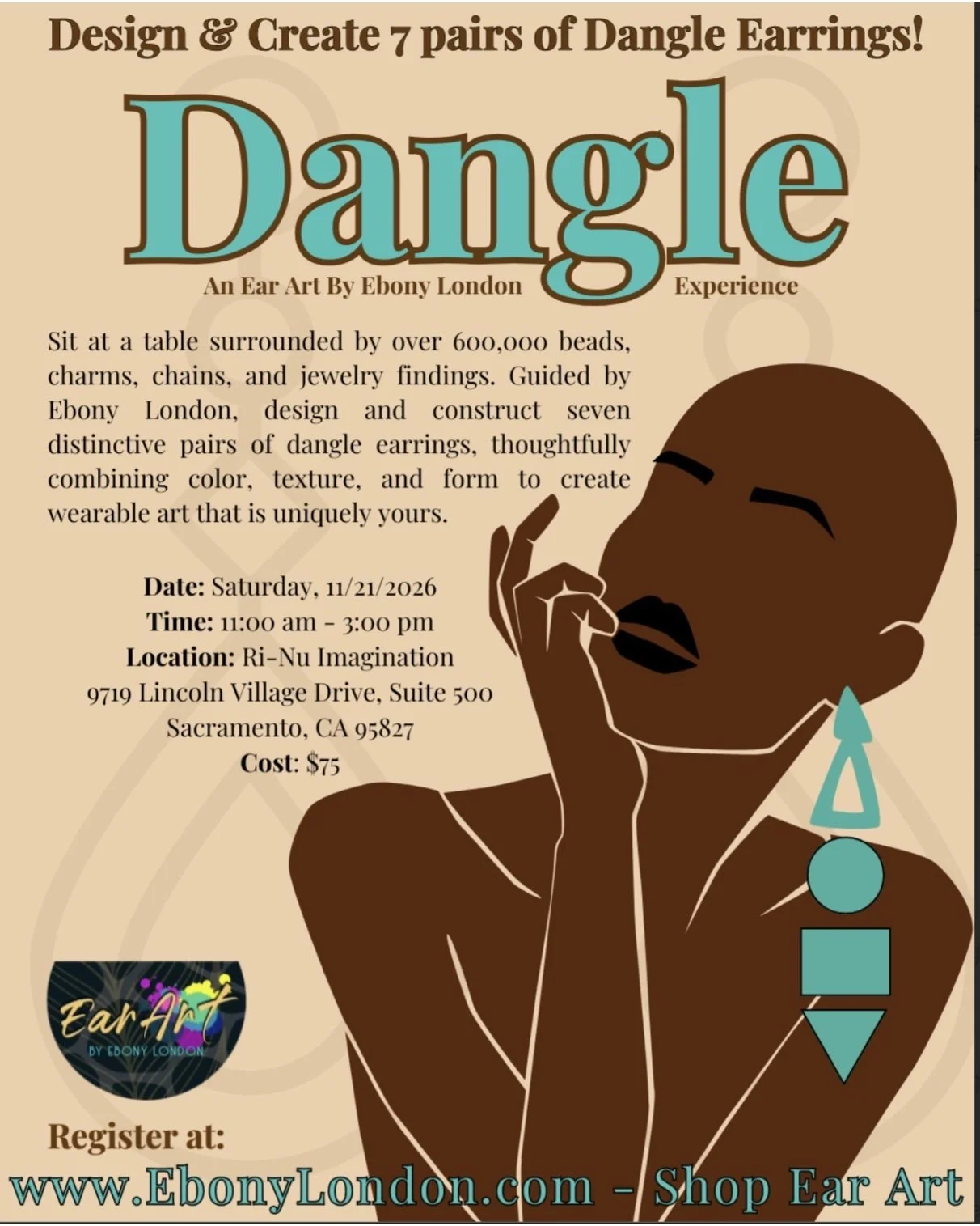 Ebony London - Dangle

November 21, 2026, 11 AM - 3 PM @ Ri-Nu Studios