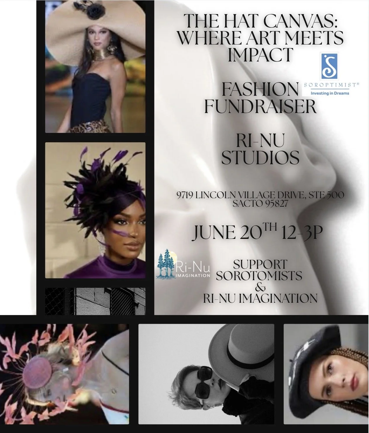 The Hat Canvas: Where Art Meets Impact - Fashion Fundraiser