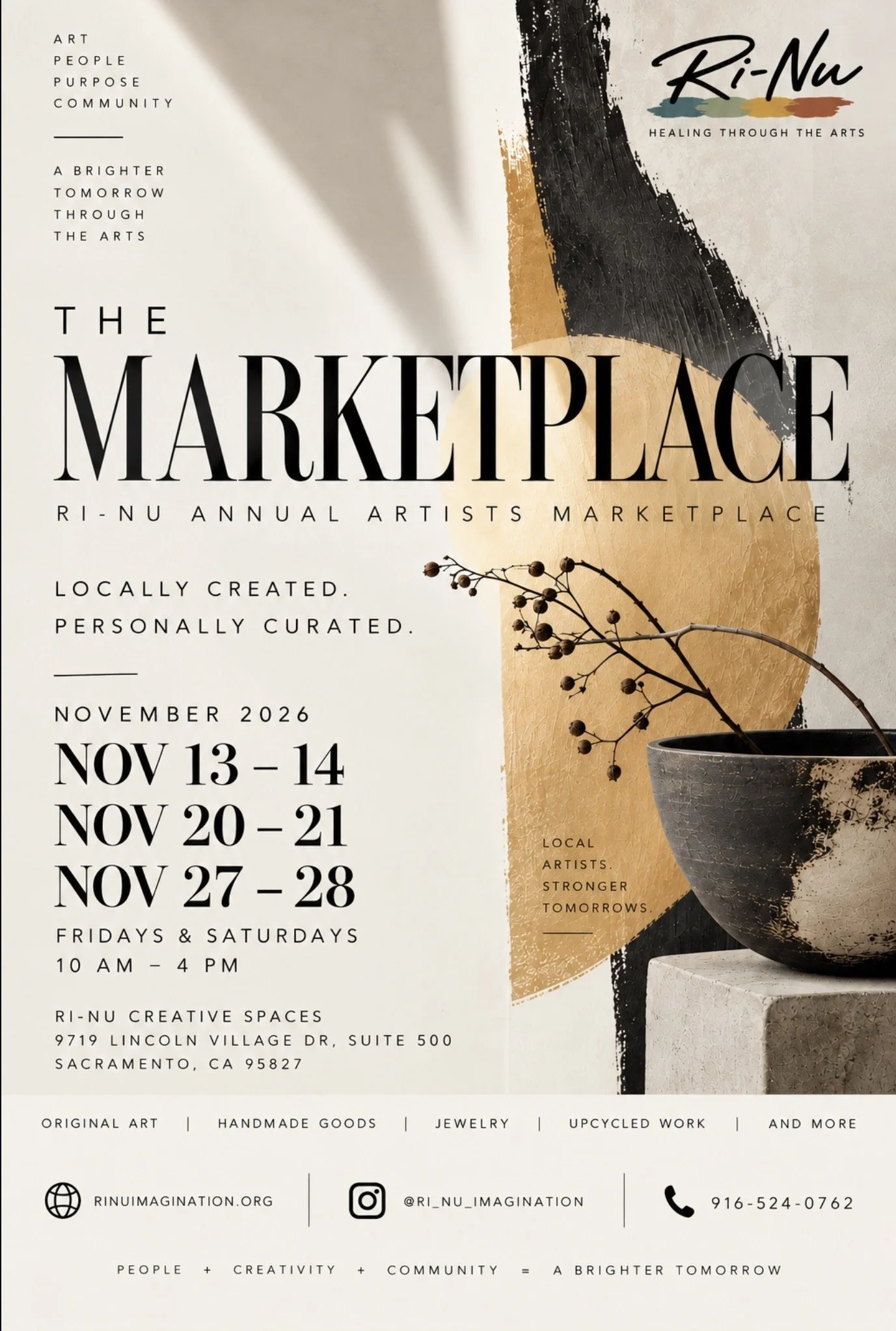 Ri-Nu Imagination - Annual Artists Marketplace