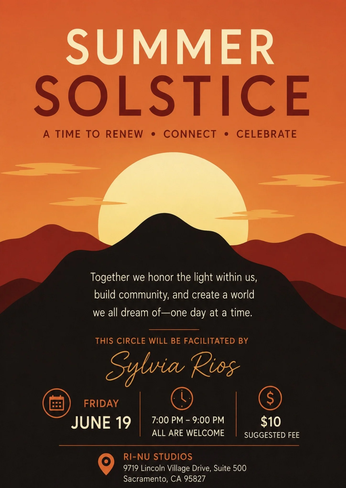 Sylvia Rios - Summer Solstice Gathering