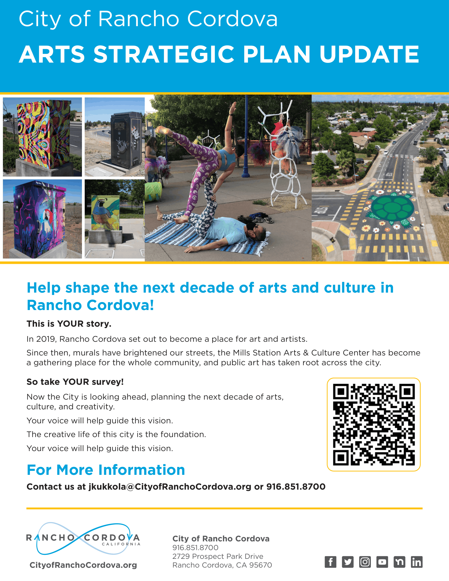City of Rancho Cordova - Arts Strategic Plan Survey