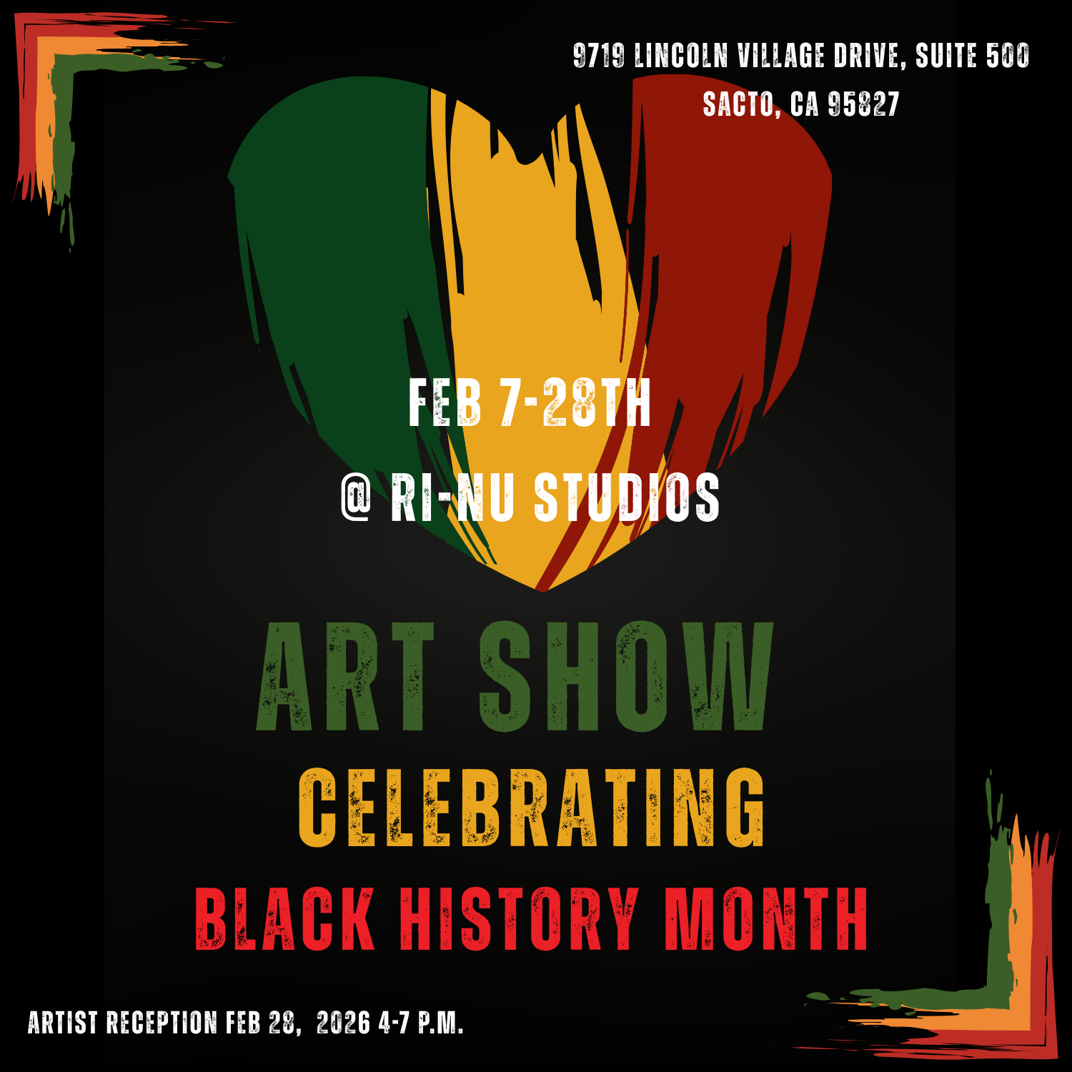 Art Show Celebrating Black History Month