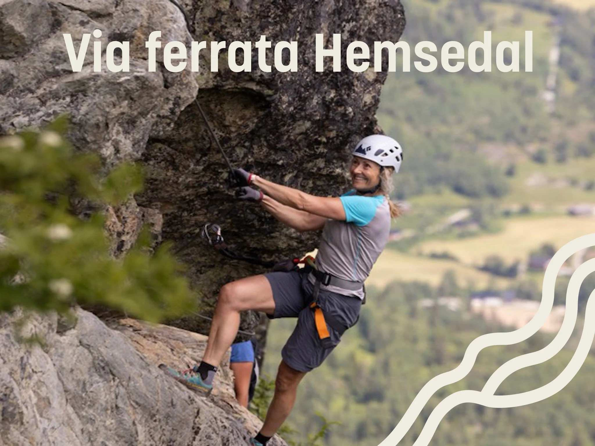 Via ferrata ruta i Hemsedal har flere ulike varianter. Originalruta er gradert grad B, men ett punkt grad C. Nord&oslash;steggen er grad C og S&oslash;rveggen er grad D. Det er og mulig &aring; ta enklere varianter underveis p&aring; turen om det bli