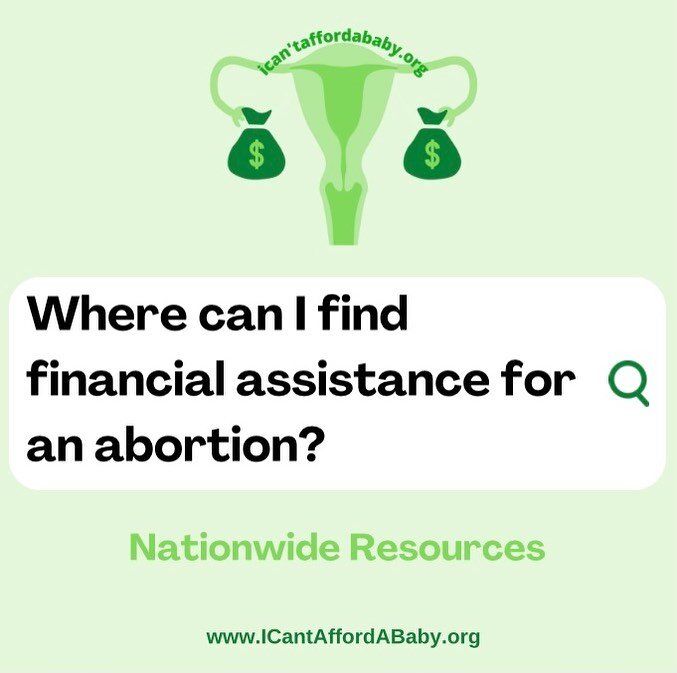 Abortion funds tend to be local, state, or regional! Check @AbortionFunds or our website (link in bio)! Logistical and legal aid also available (see our last 2 posts or website). 

[ID: in comments]

#abortion #abortionrights #abortionishealthcare #a