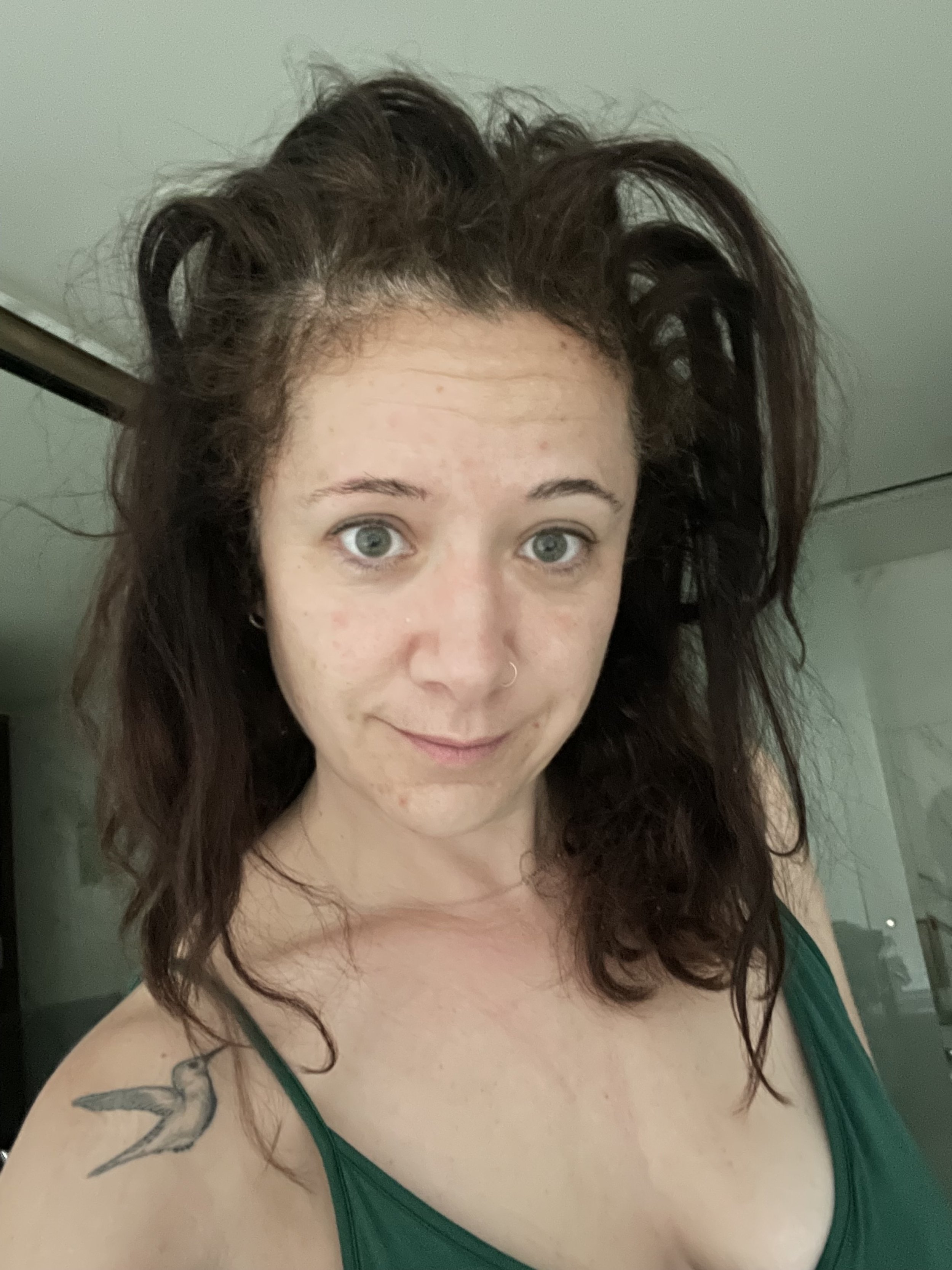Waking up in British Columbia with my Canadian Style Morning Hair!
