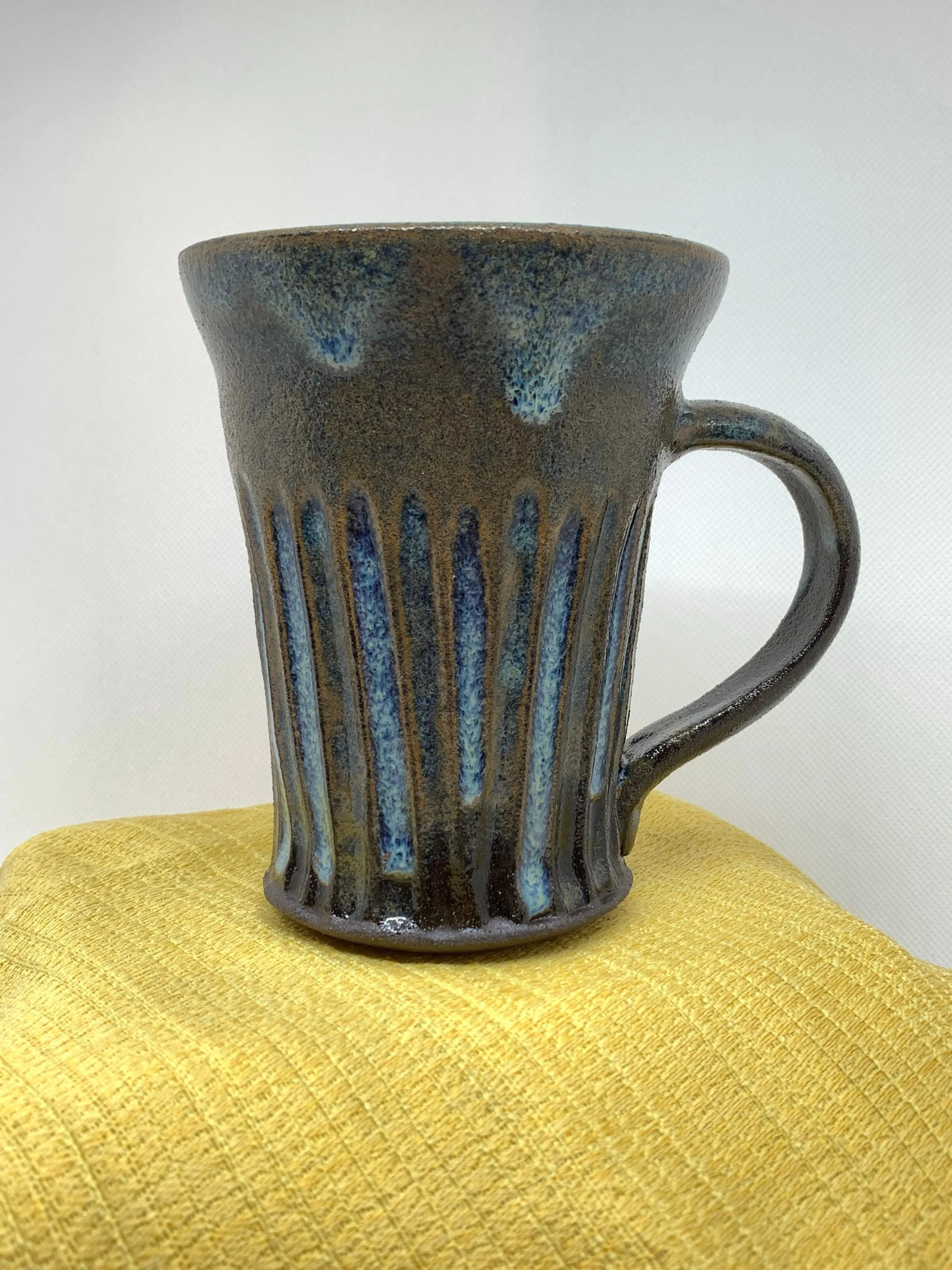 Vertically Carved Mug