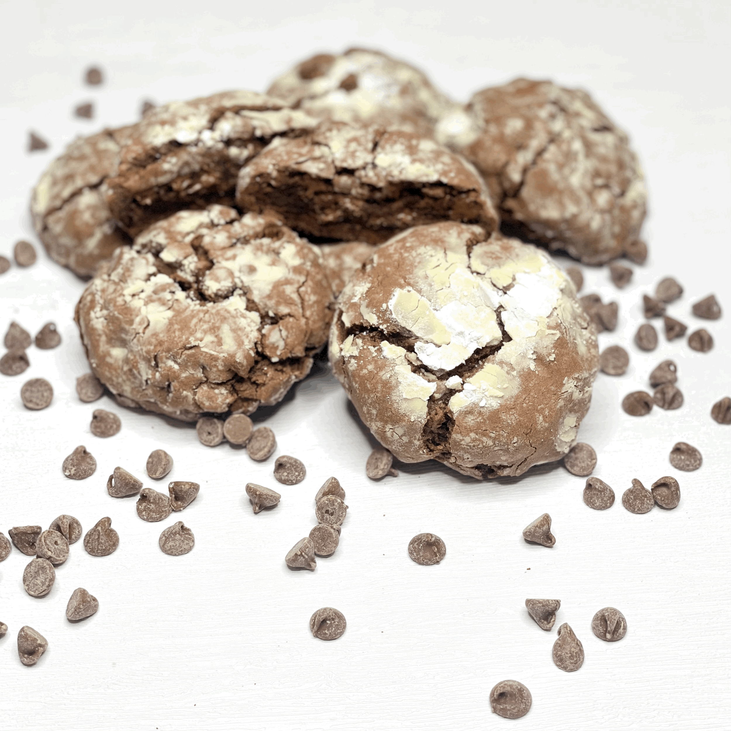 Gourmet Double Chocolate Crinkle Cookie