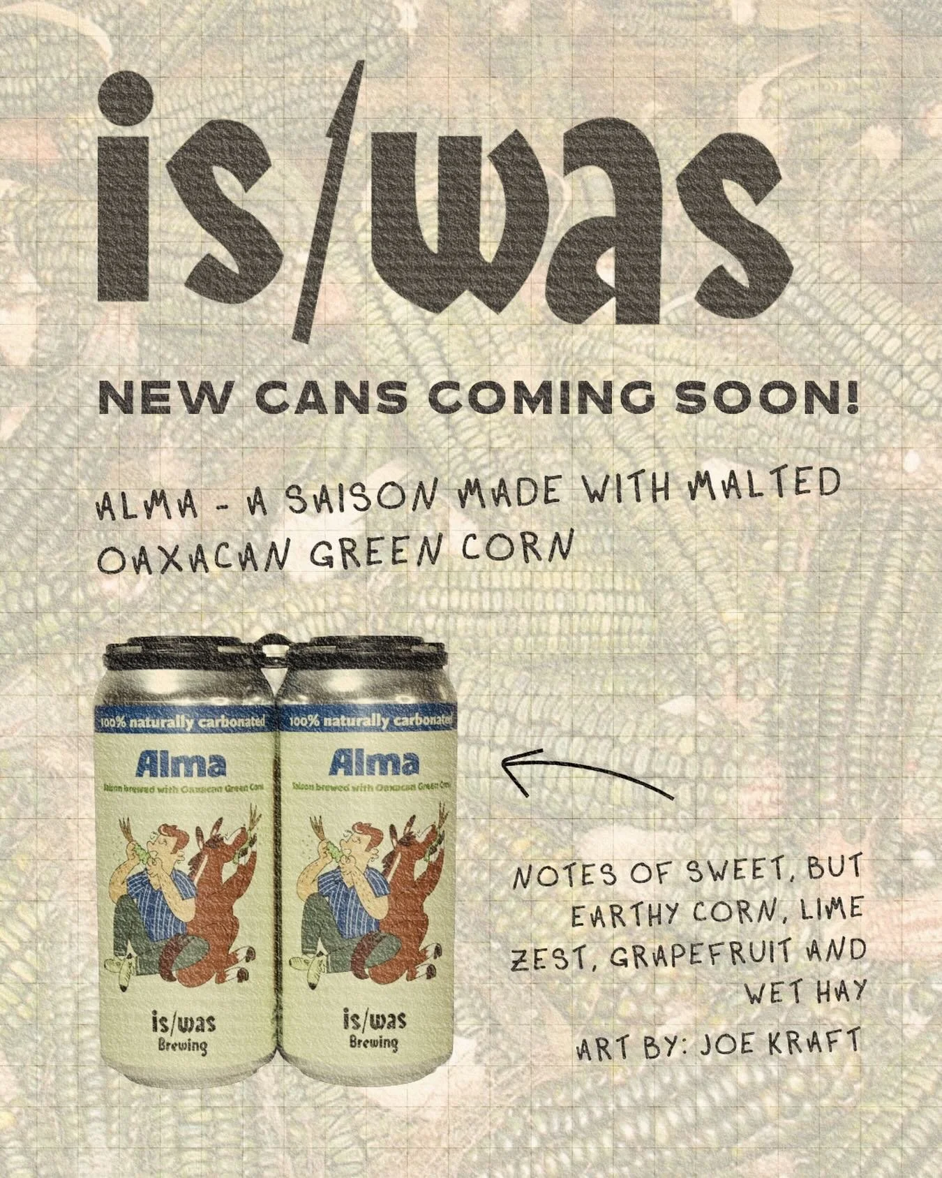 🚨New Can Alert 🚨 Available for distro and in our taproom next week (Feb 23rd)!