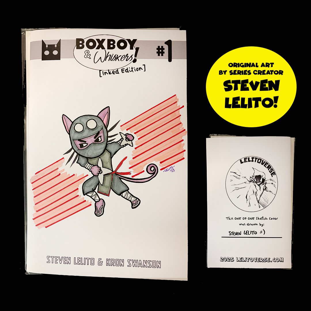 Ninja Whiskers Sketch by Steven Lelito!