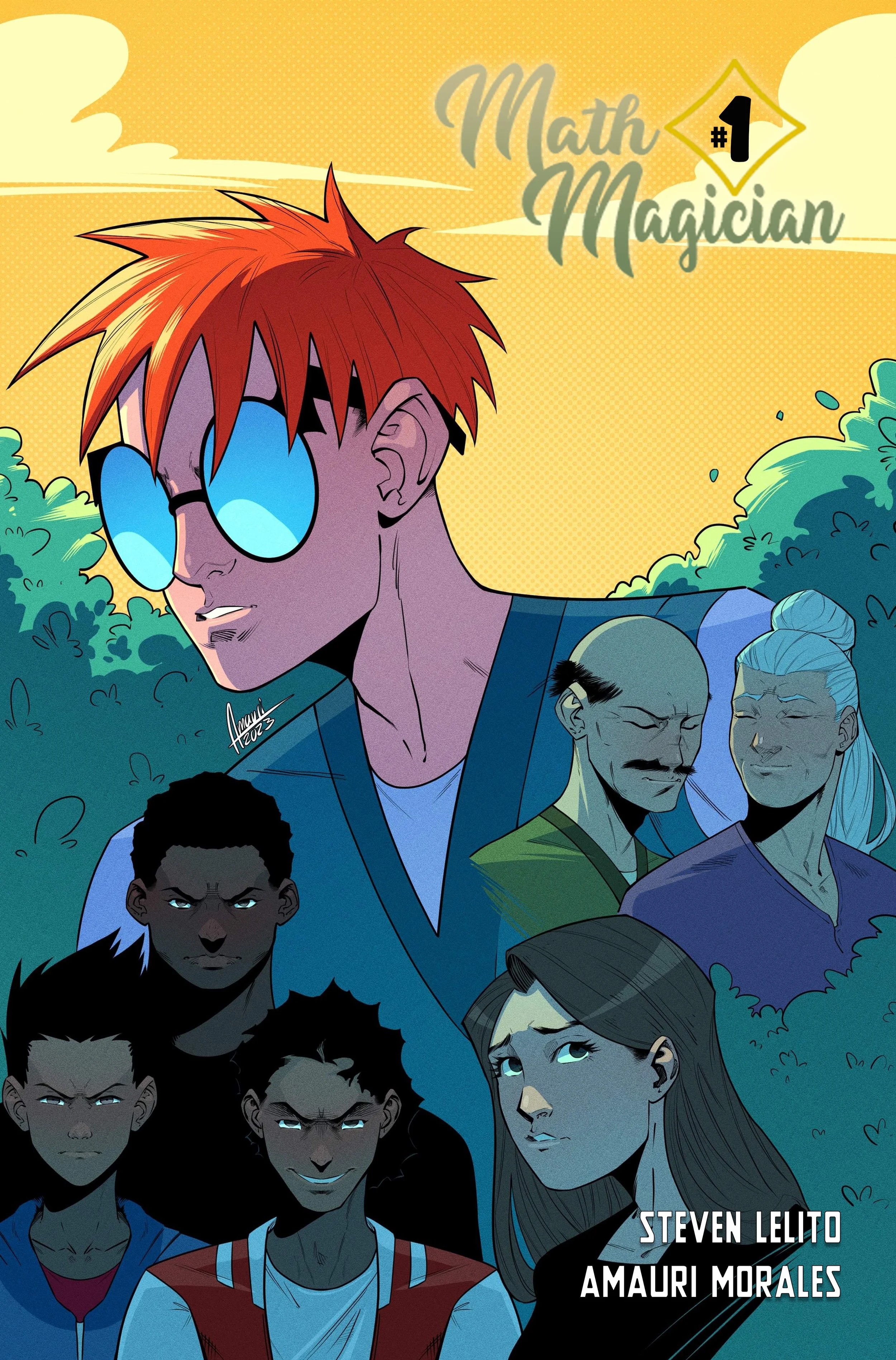 Math Magician #1 Cover by Amauri Morales