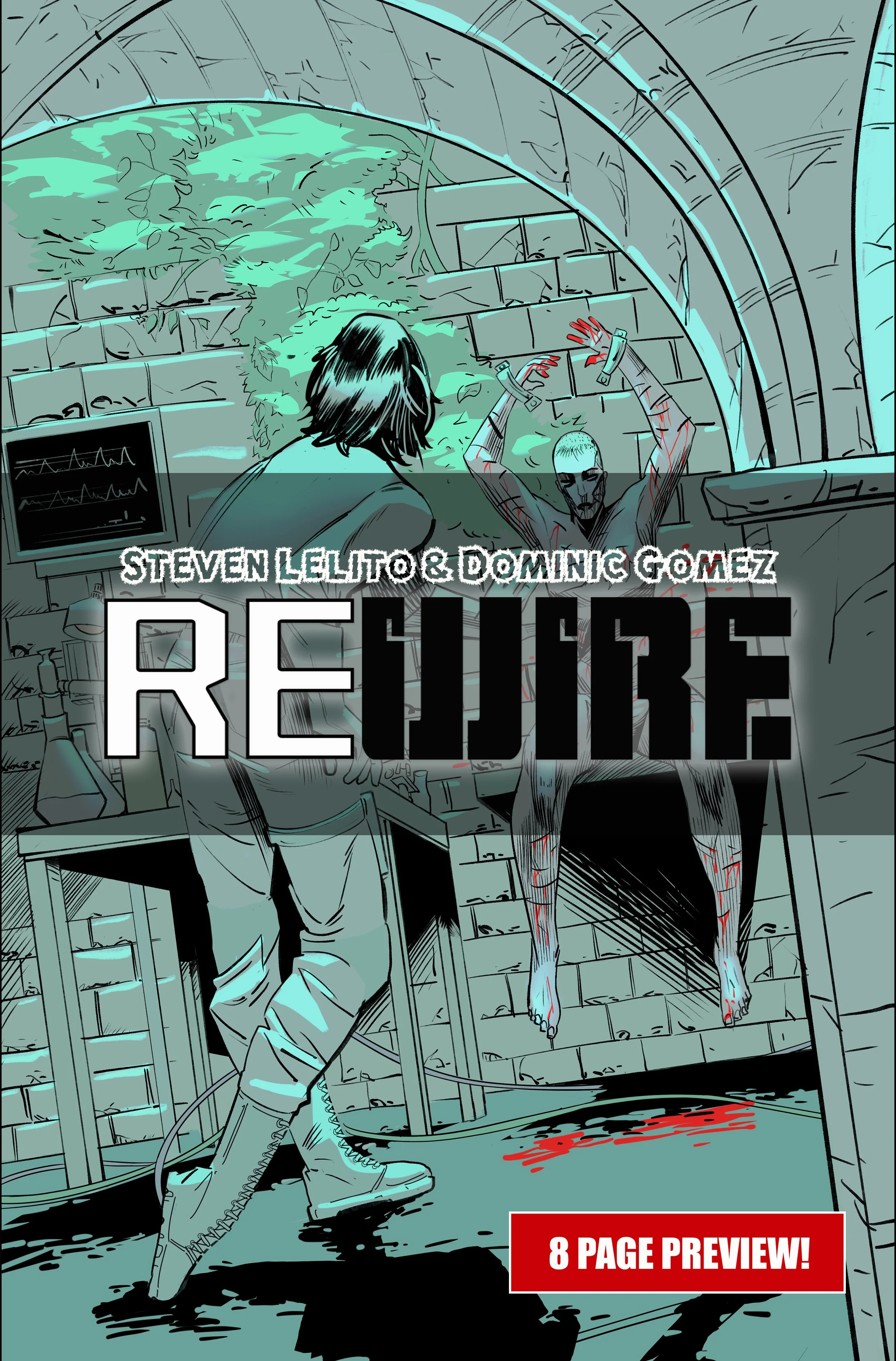 REWIRE #1 Preview Cover by Dom Gomez