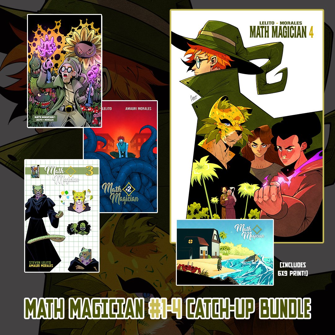 PRE-ORDER! Math Magician #1-4 CATCH-UP Bundle!