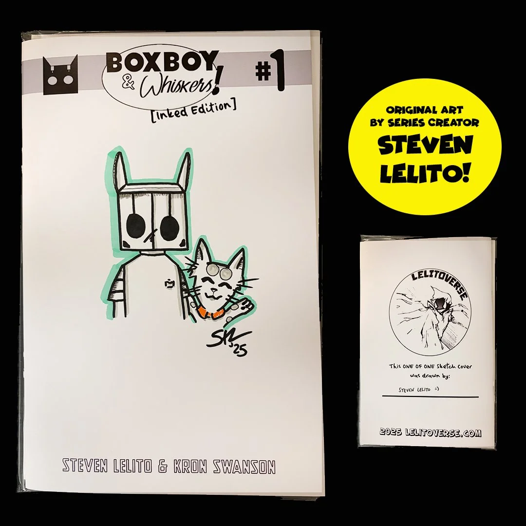 BoxBoy & Whiskers Remark by Steven Lelito!