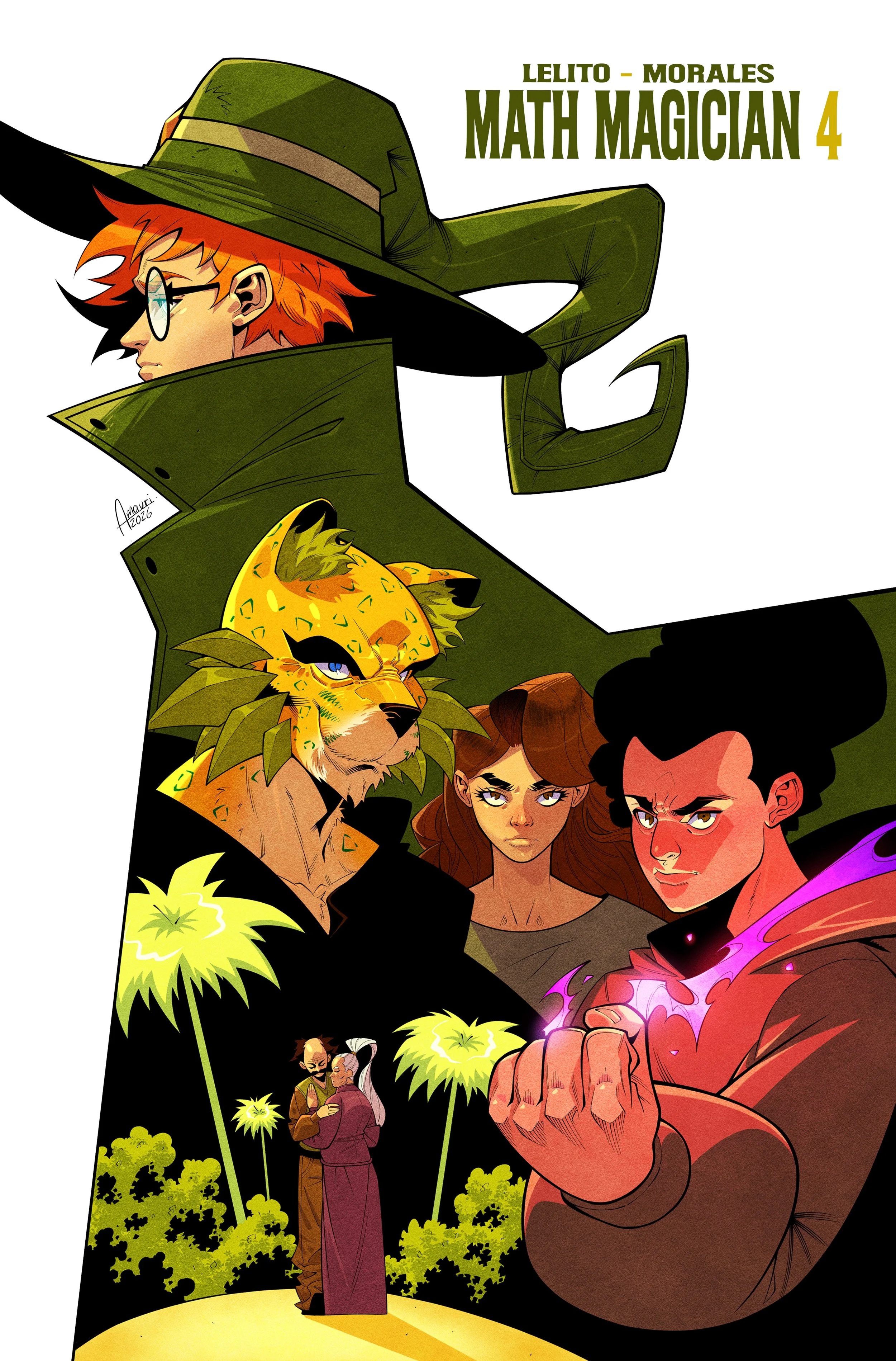 Math Magician #4 Cover by Amauri Morales