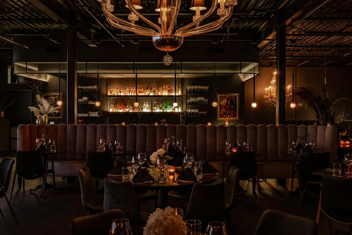 Cocktails at The Saint &rarr; where Italian elegance meets Dallas skyline magic ✨🍸
